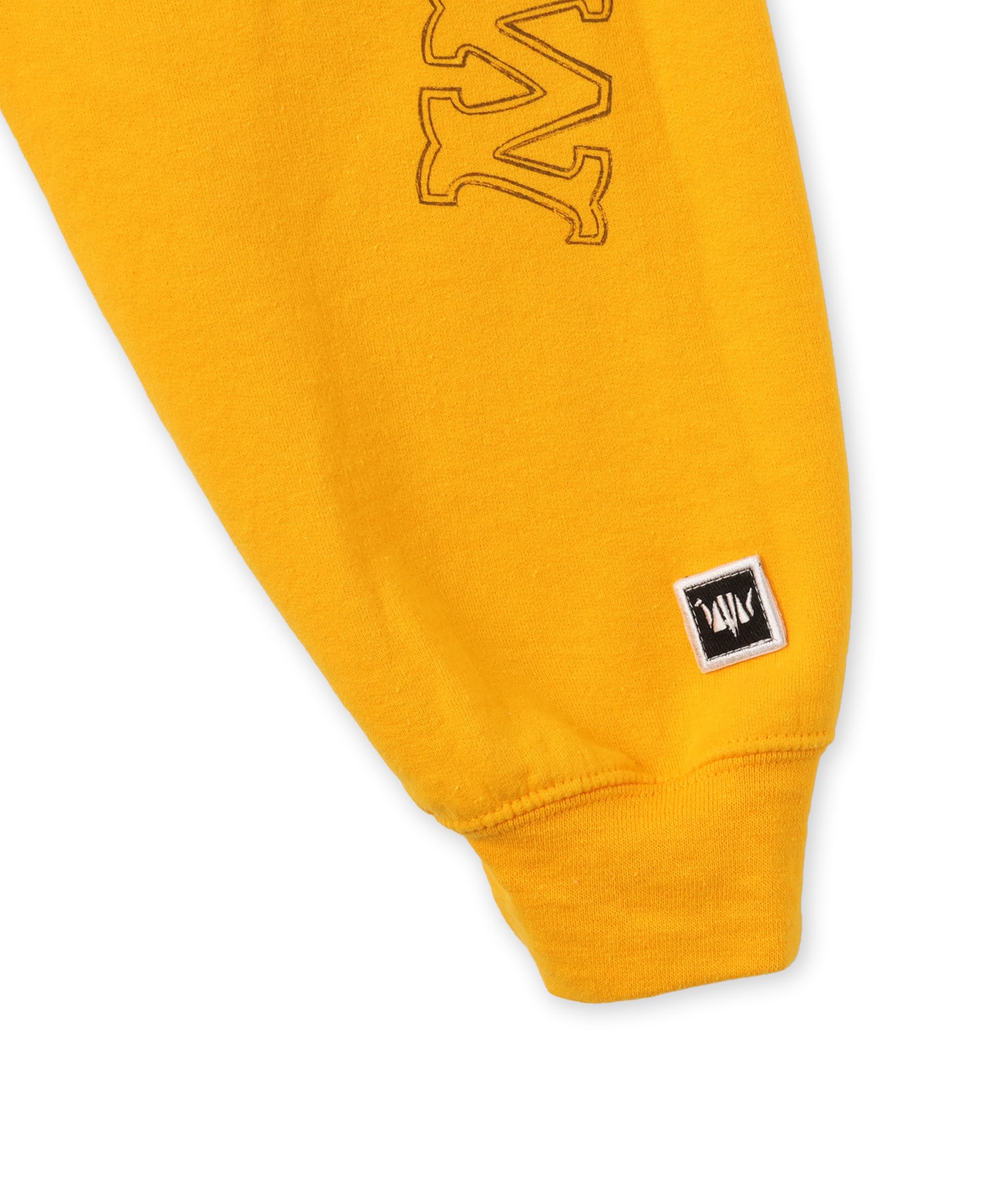 LIBERAIDERS HANDWRITING MULTI LOGO HOODIE YELLOWの画像