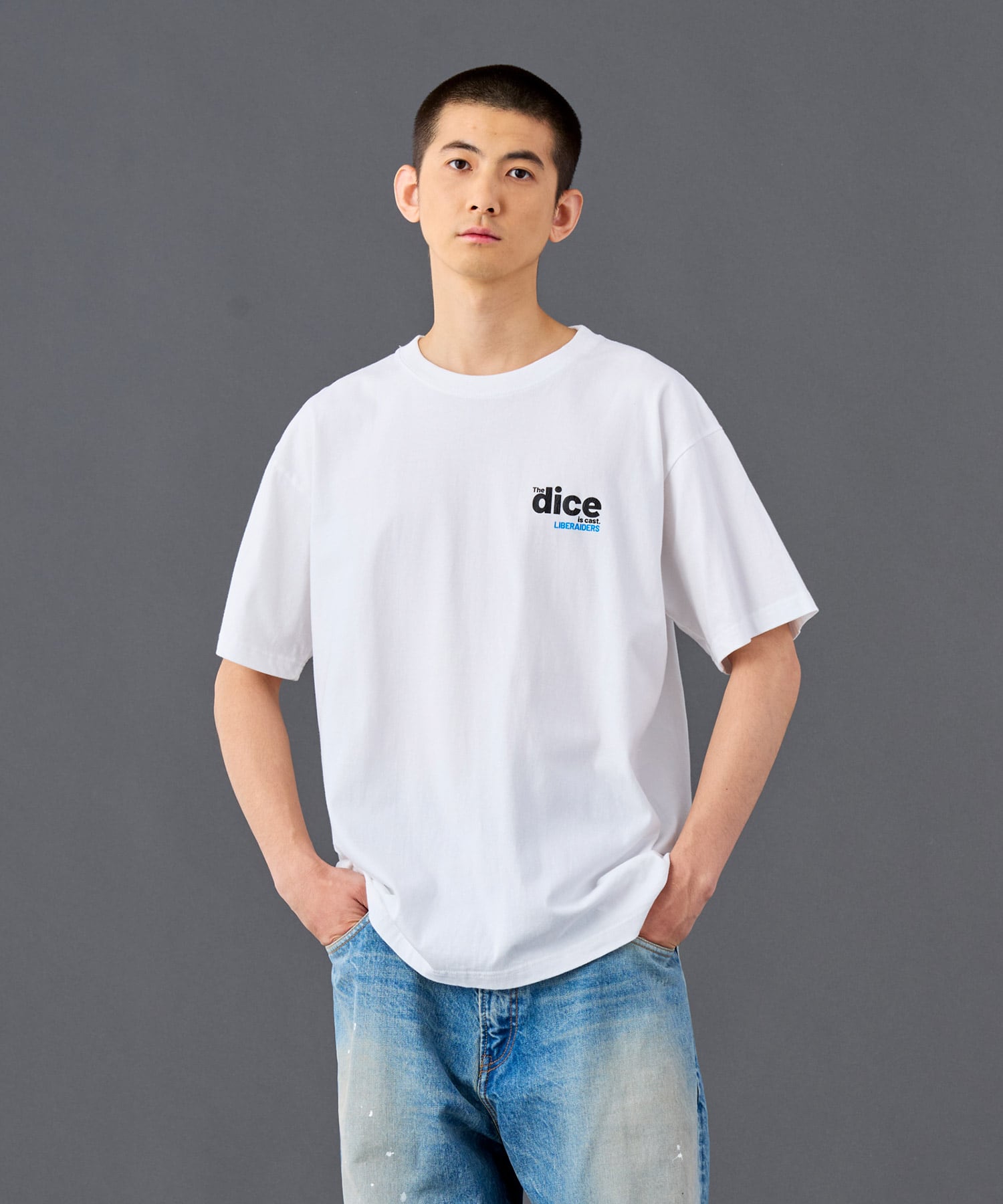 LIBERAIDERS DICE TEE WHITEの画像