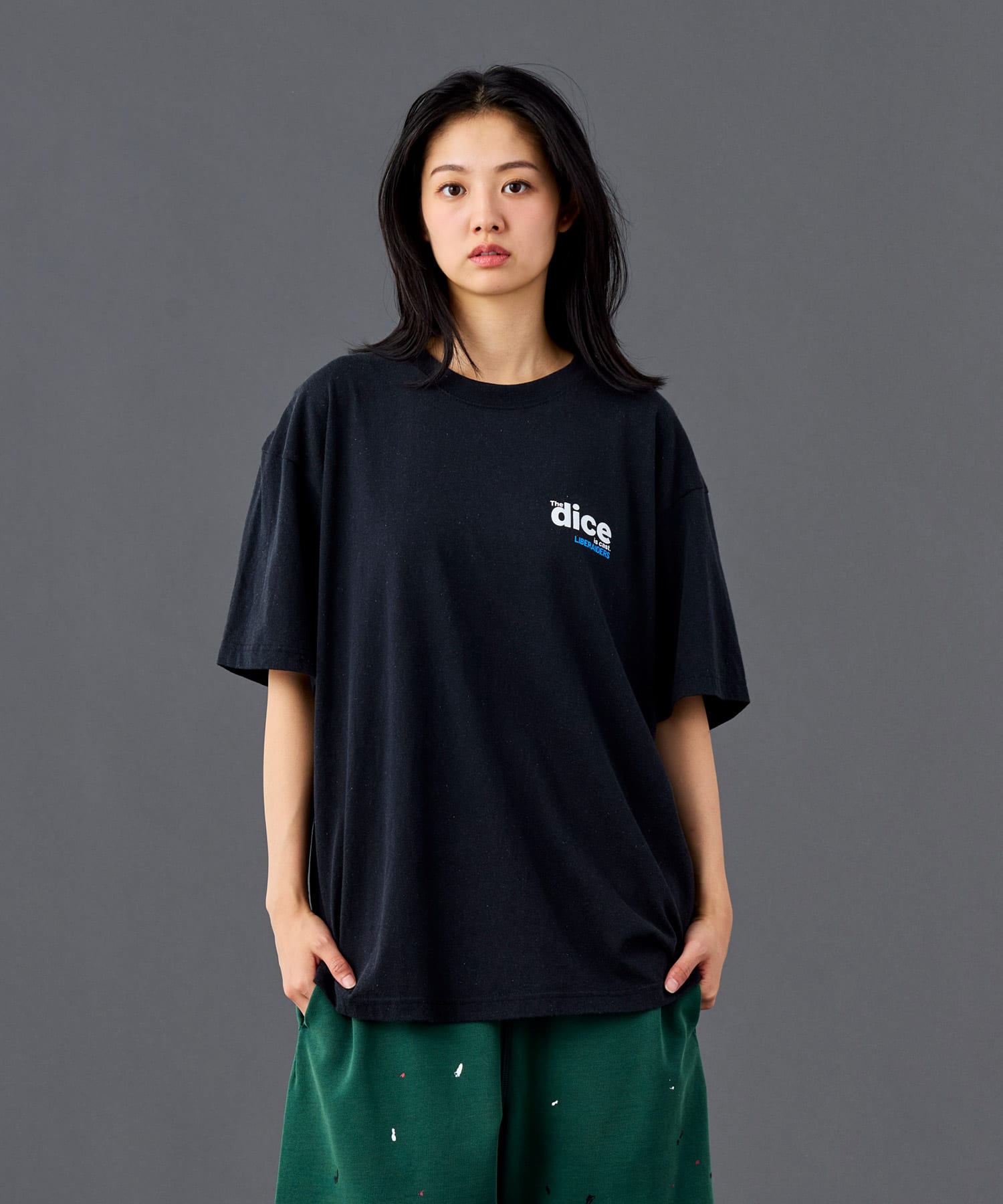 LIBERAIDERS DICE TEE BLACKの画像