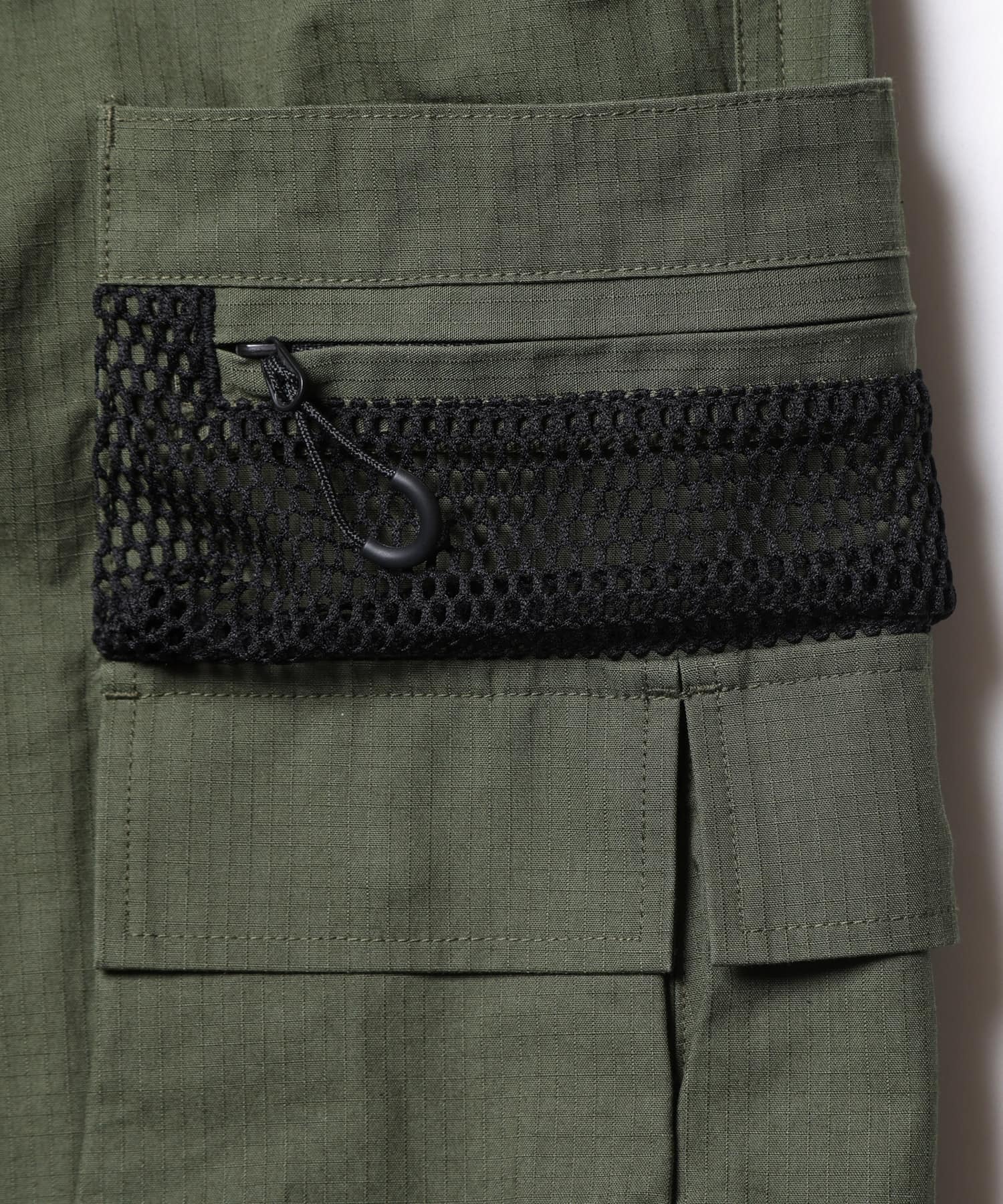 LIBERAIDERS CORDURA RIP UTILITY SHORTS OLIVEの画像