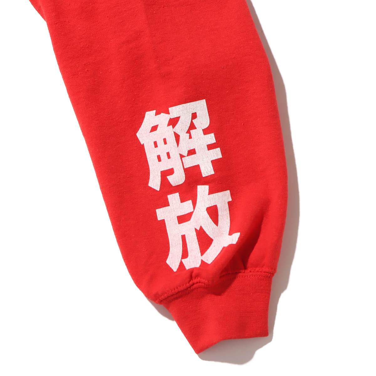 LIBERAIDERS PROPAGANDA CREWNECK RED の画像
