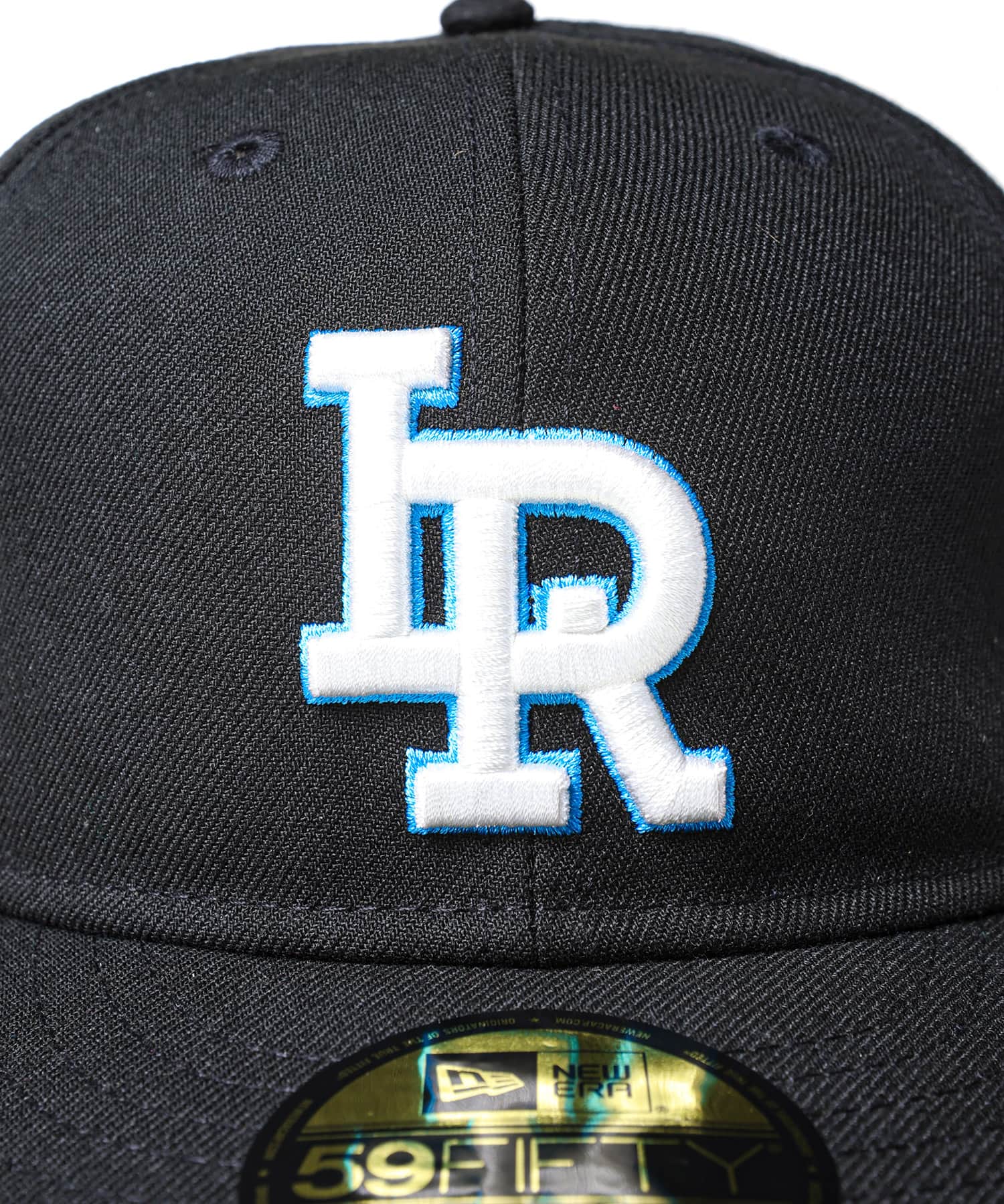 LIBERAIDERS x NEW ERA 59FIFTY SB LR EMBROIDERY LOGO CAP BLACKの画像