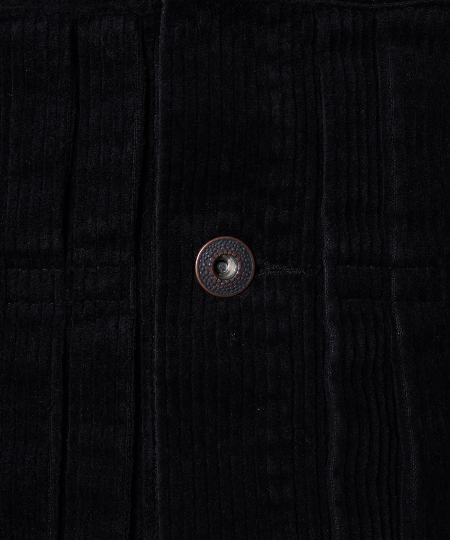LIBERAIDERS GARMENT DYED CORDUROY JACKET BLACKの画像