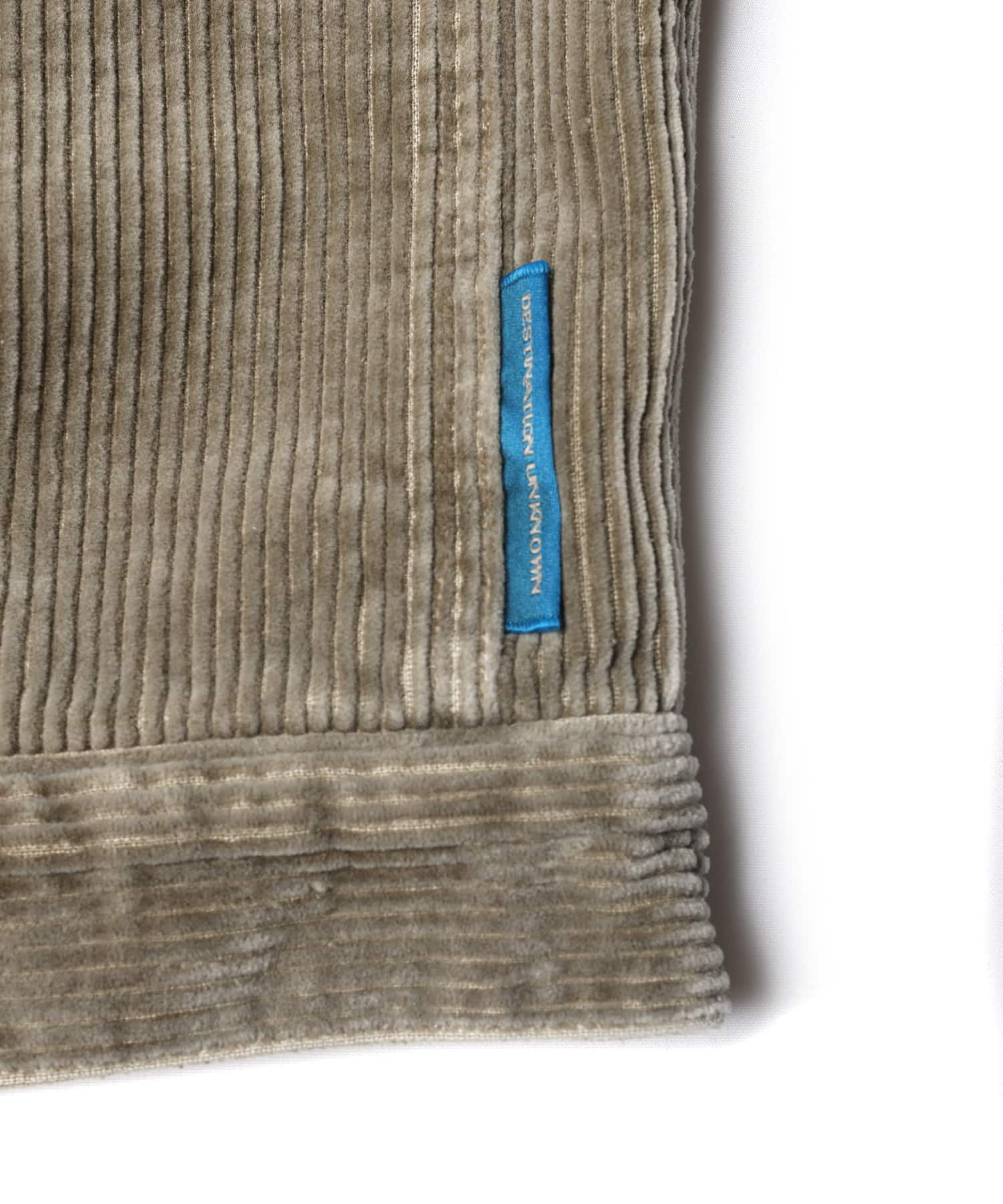 LIBERAIDERS GARMENT DYED CORDUROY JACKET BEIGEの画像