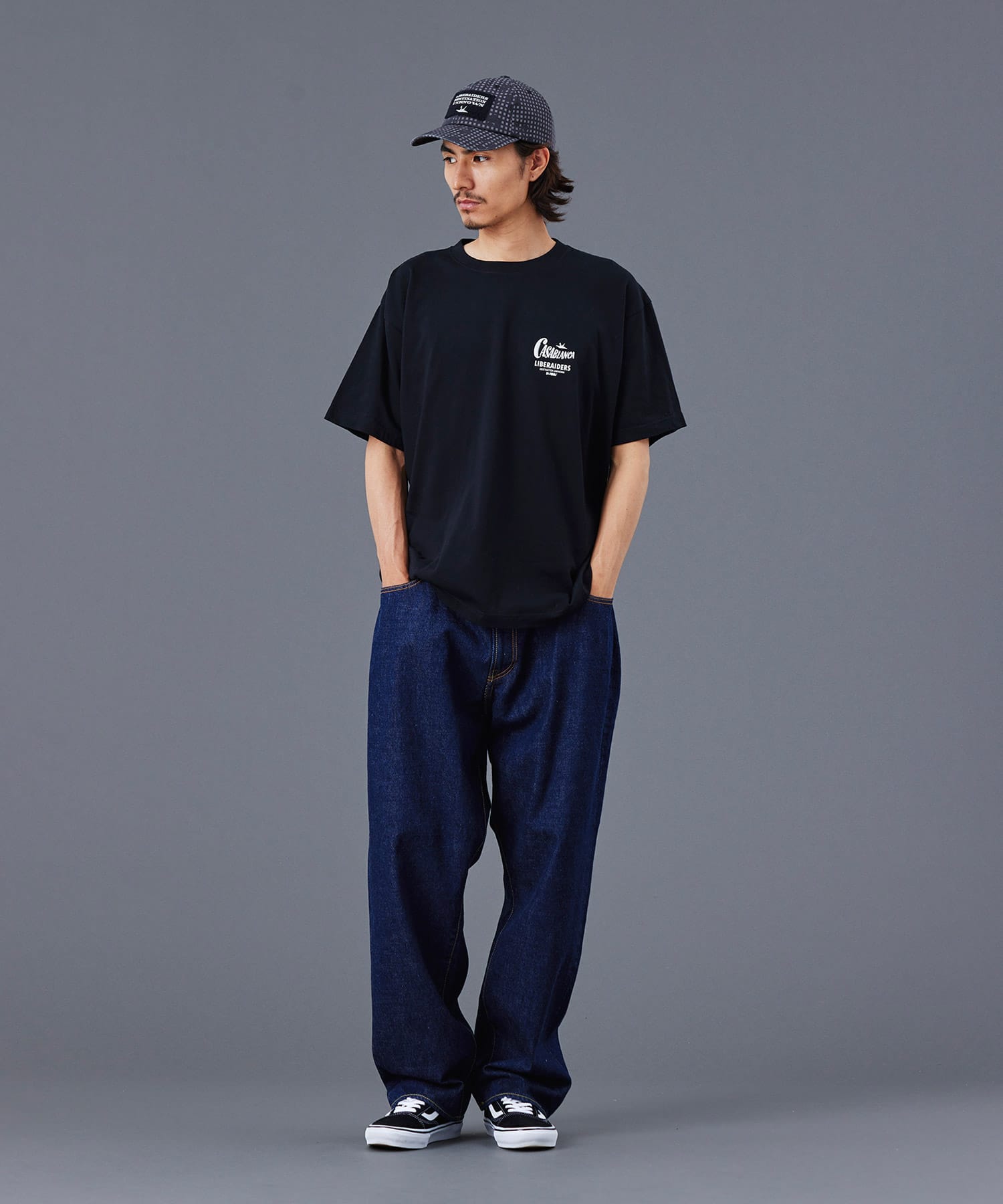 LIBERAIDERS MAW PHOTO TEE BLACKの画像