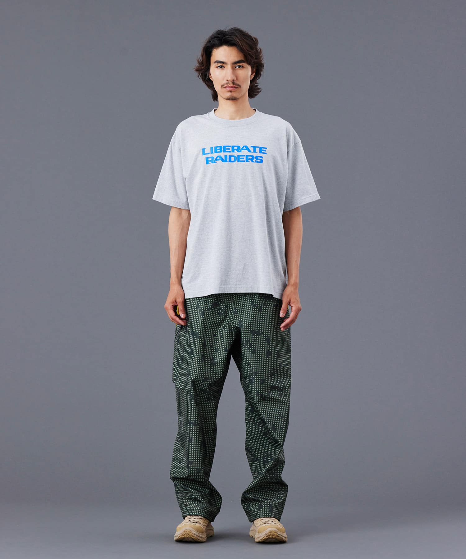 LIBERAIDERS LR LOGO TEE GRAYの画像