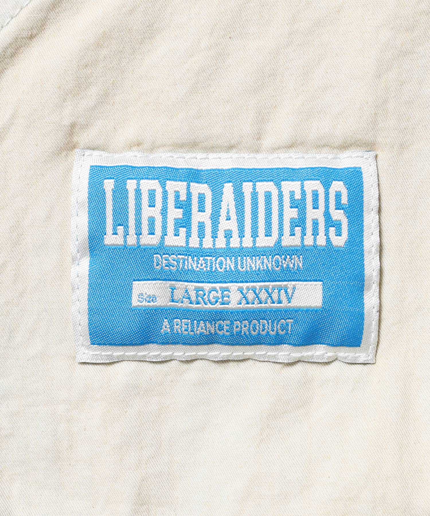 LIBERAIDERS DENIM SARROUEL PANTS BLUEの画像