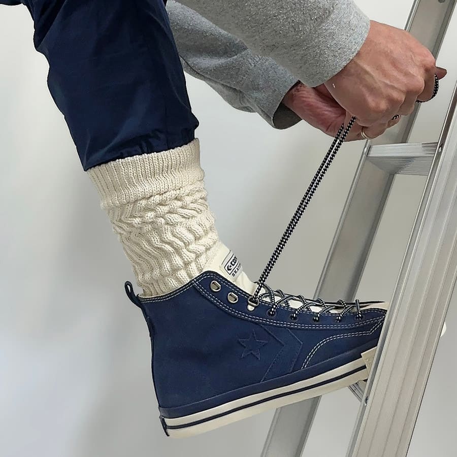 MARQUEE PLAYER HYBRID RIB SOCKS Hi IVORYWHITE IVORYの画像