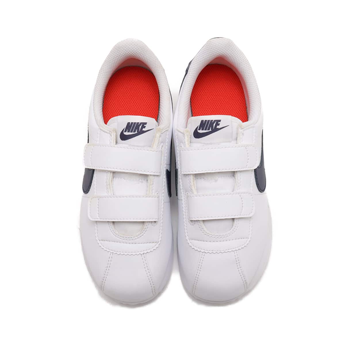 NIKE CORTEZ BASIC SL (PSV) WHITE/NEUTRAL INDIGO-HABANERO RED 24SP-Iの画像