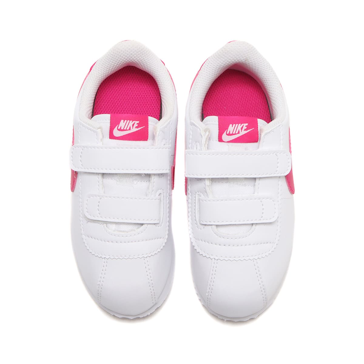 NIKE CORTEZ BASIC SL (TDV) WHITE/PINK PRIME 23HO-Iの画像