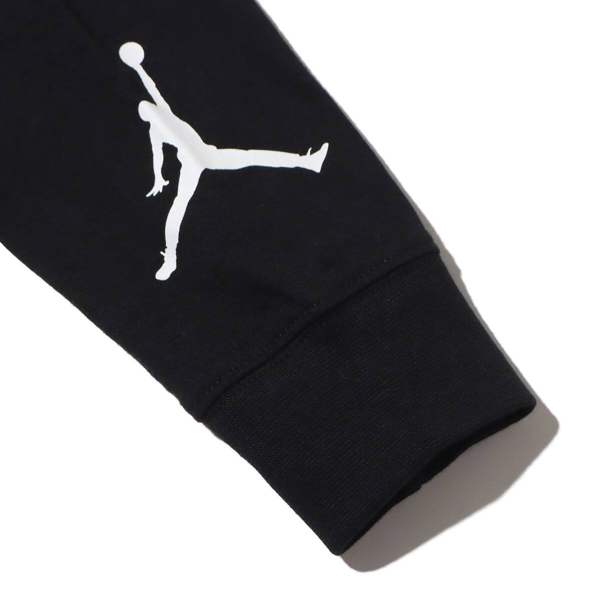 JORDAN BRAND KIDS LONG SLEEVE GRAPHIC TEE BLACK 23SU-Iの画像