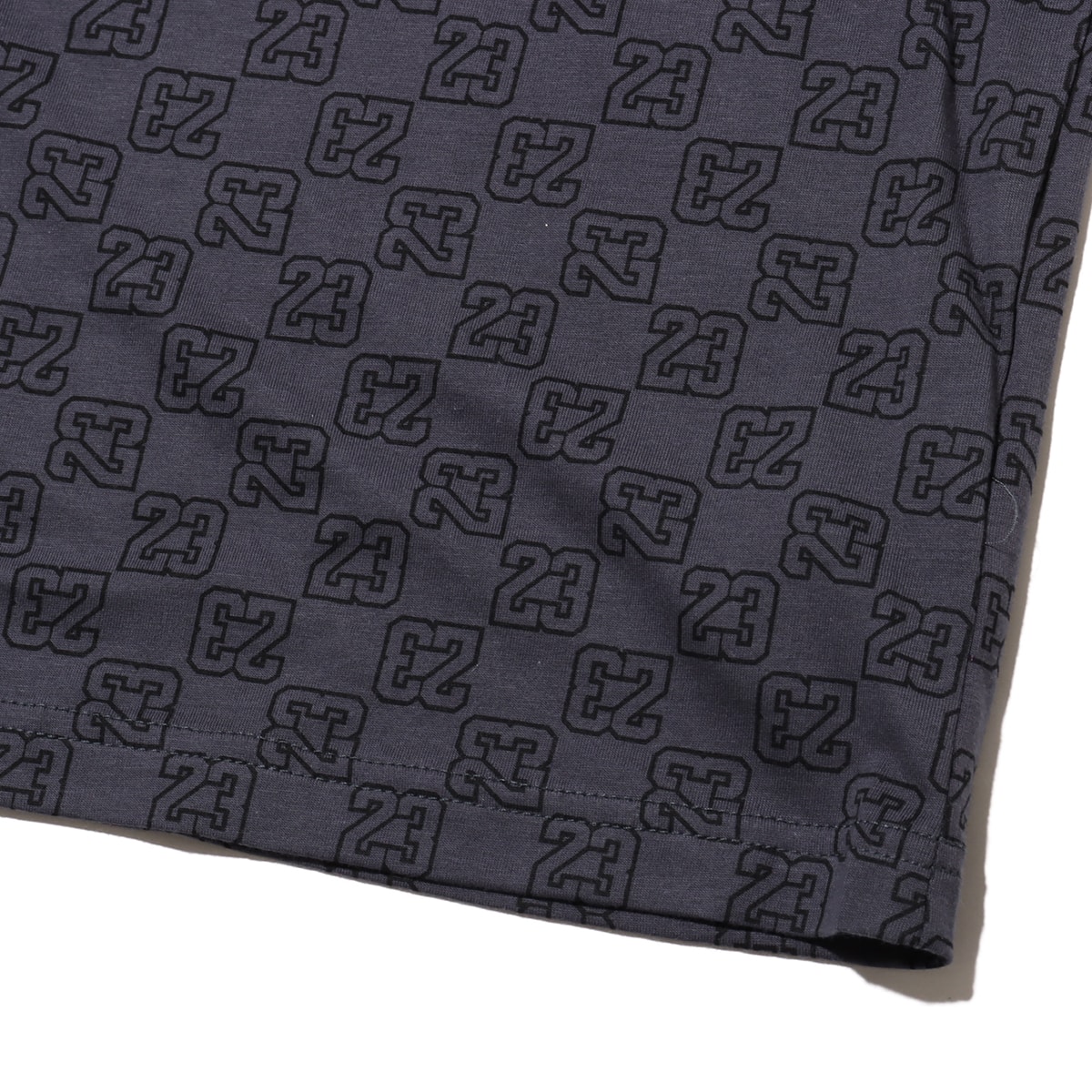 JORDAN BRAND KIDS 23 MONOGRAM AOP SS TEE BLACK の画像