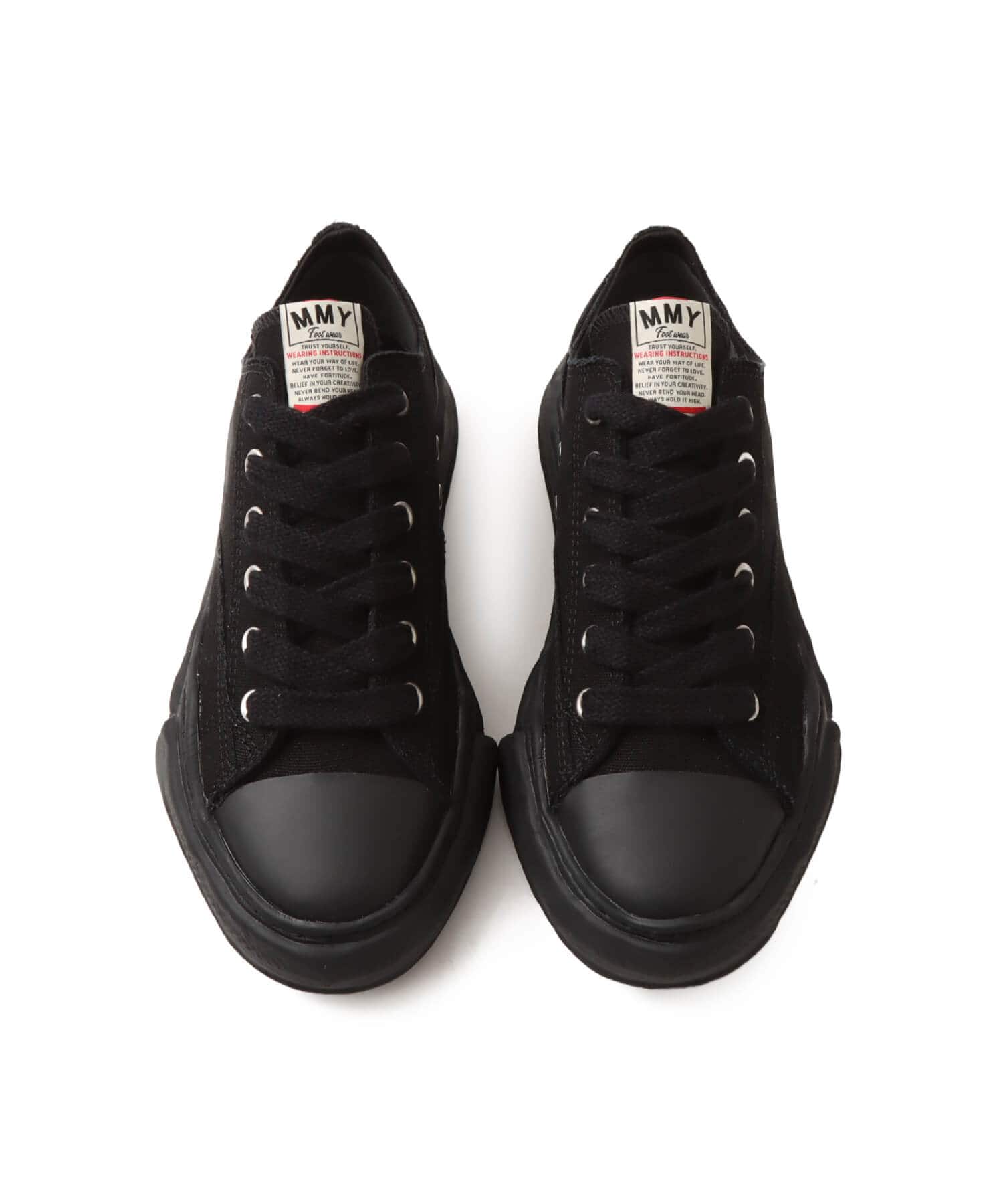 MAISON MIHARA YASUHIRO PETERSON LOW/CANVAS ブラック/ブラックの画像