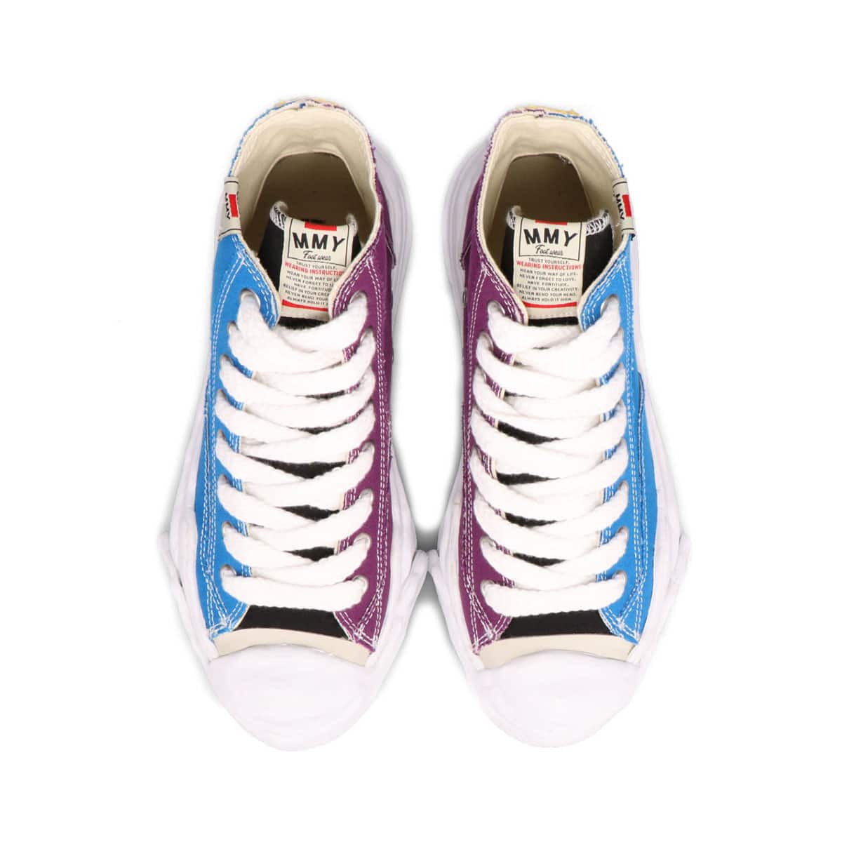 Maison MIHARA YASUHIRO OG CANVAS HITOP BLUE/PURの画像