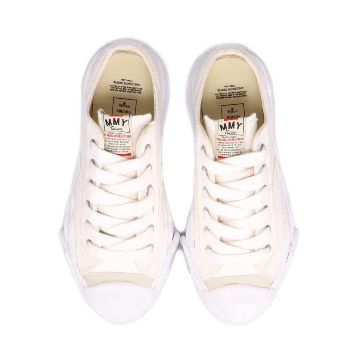 Maison MIHARA YASUHIRO OG CANVAS LOWTOP WHITE 23SUI