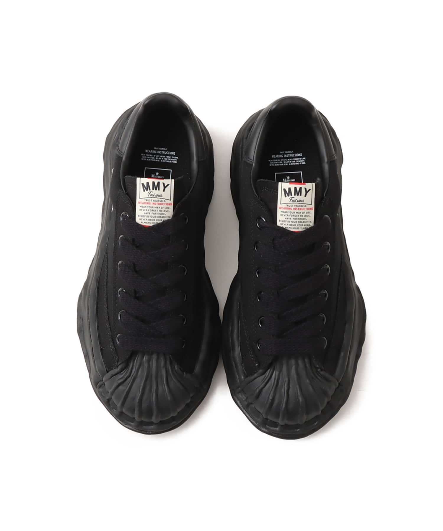 MAISON MIHARA YASUHIRO BLAKEY LOW/CANVAS ブラック/ブラックの画像