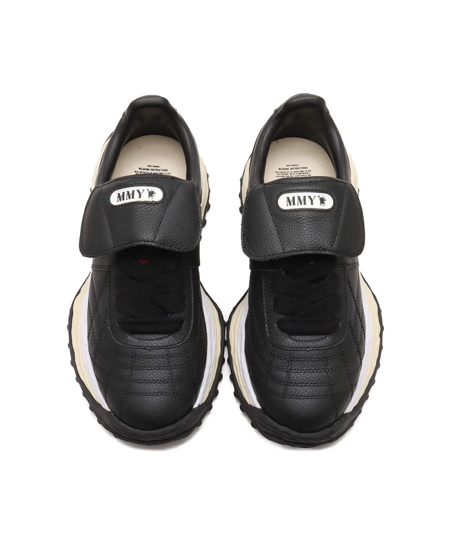 MAISON MIHARA YASUHIRO SCOTT LEATHER LOW ブラックの画像