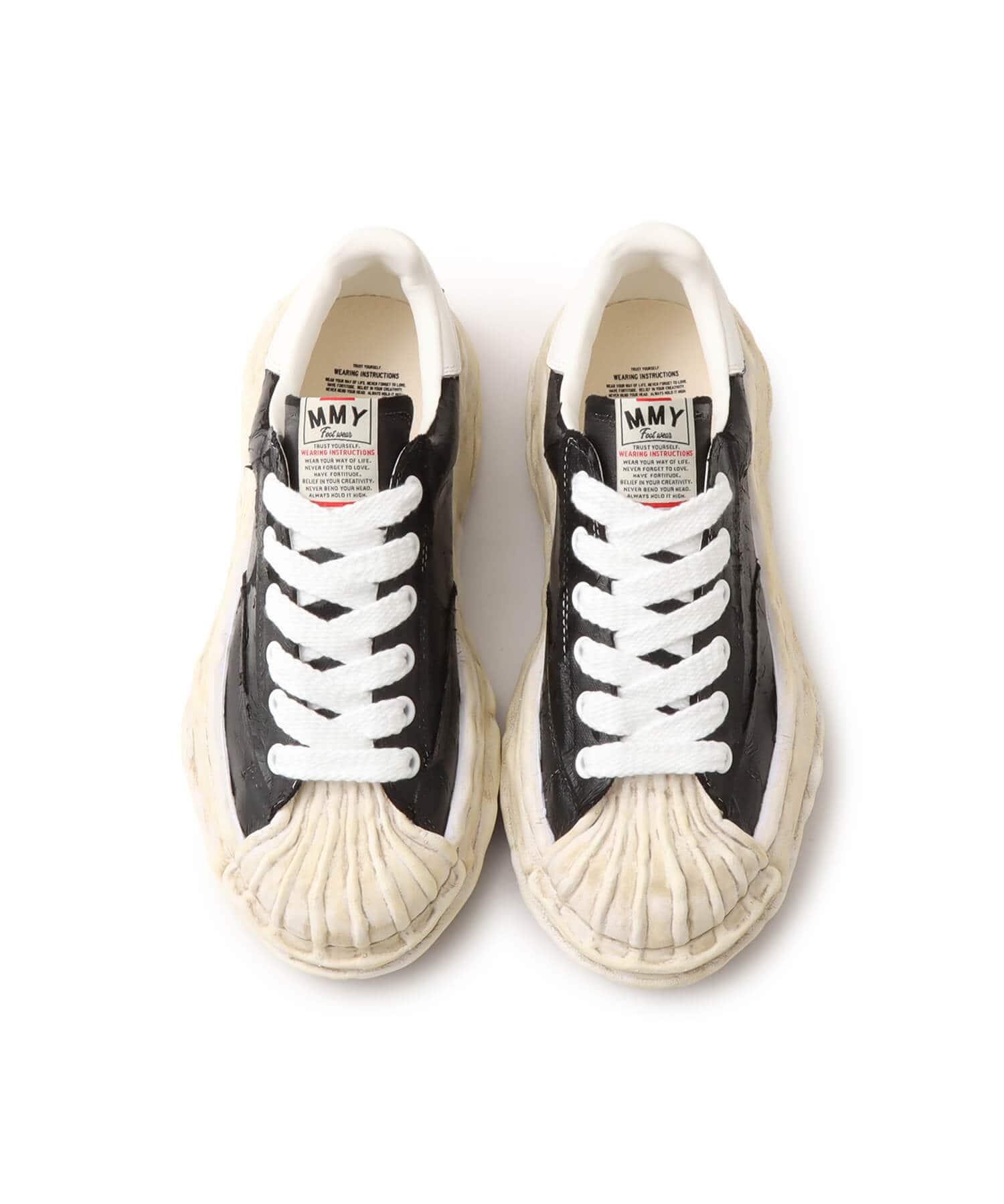 MAISON MIHARA YASUHIRO BLAKEY Foil Print Low ブラックの画像