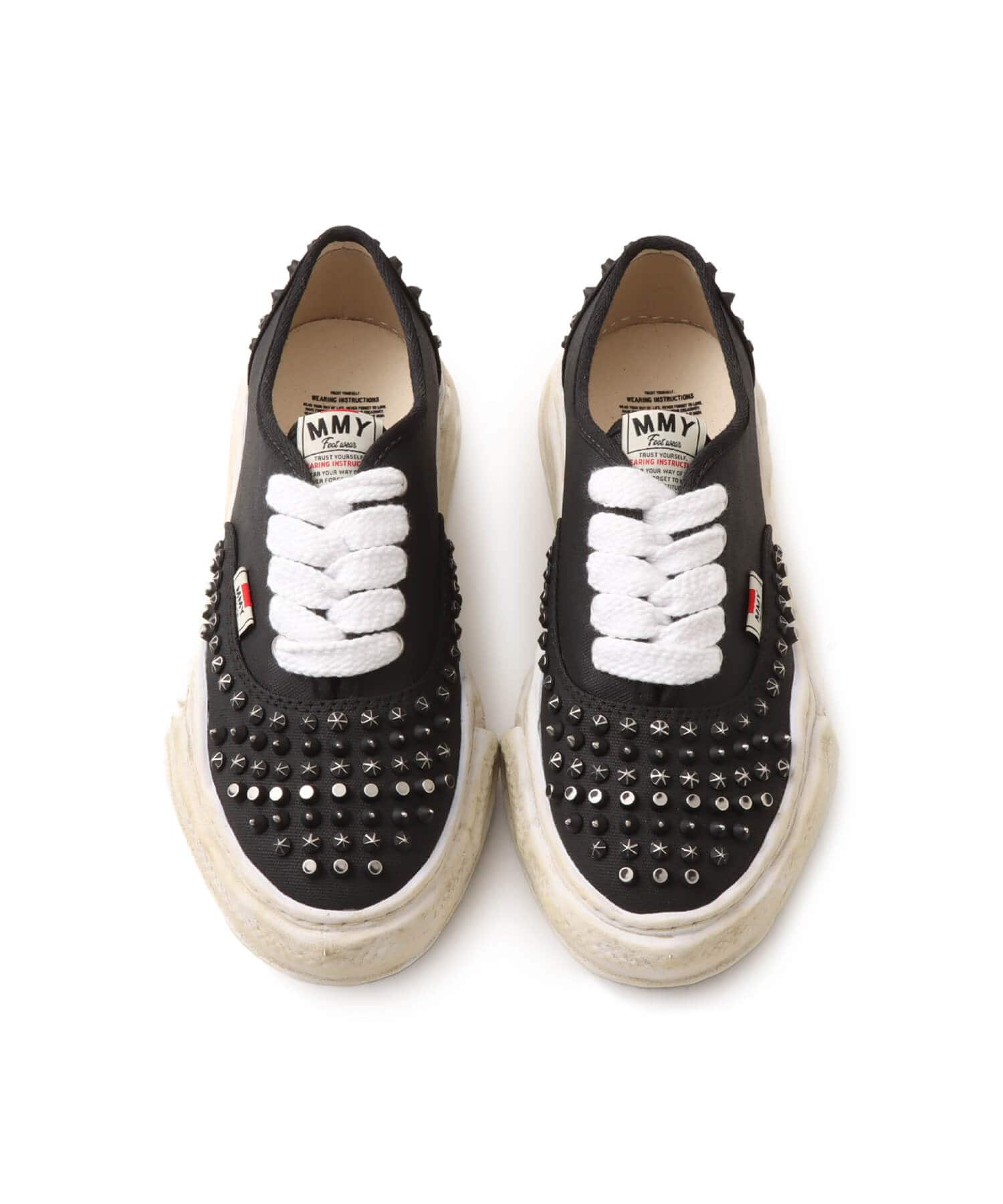 MAISON MIHARA YASUHIRO BAKER Studs Low-Top ブラックの画像