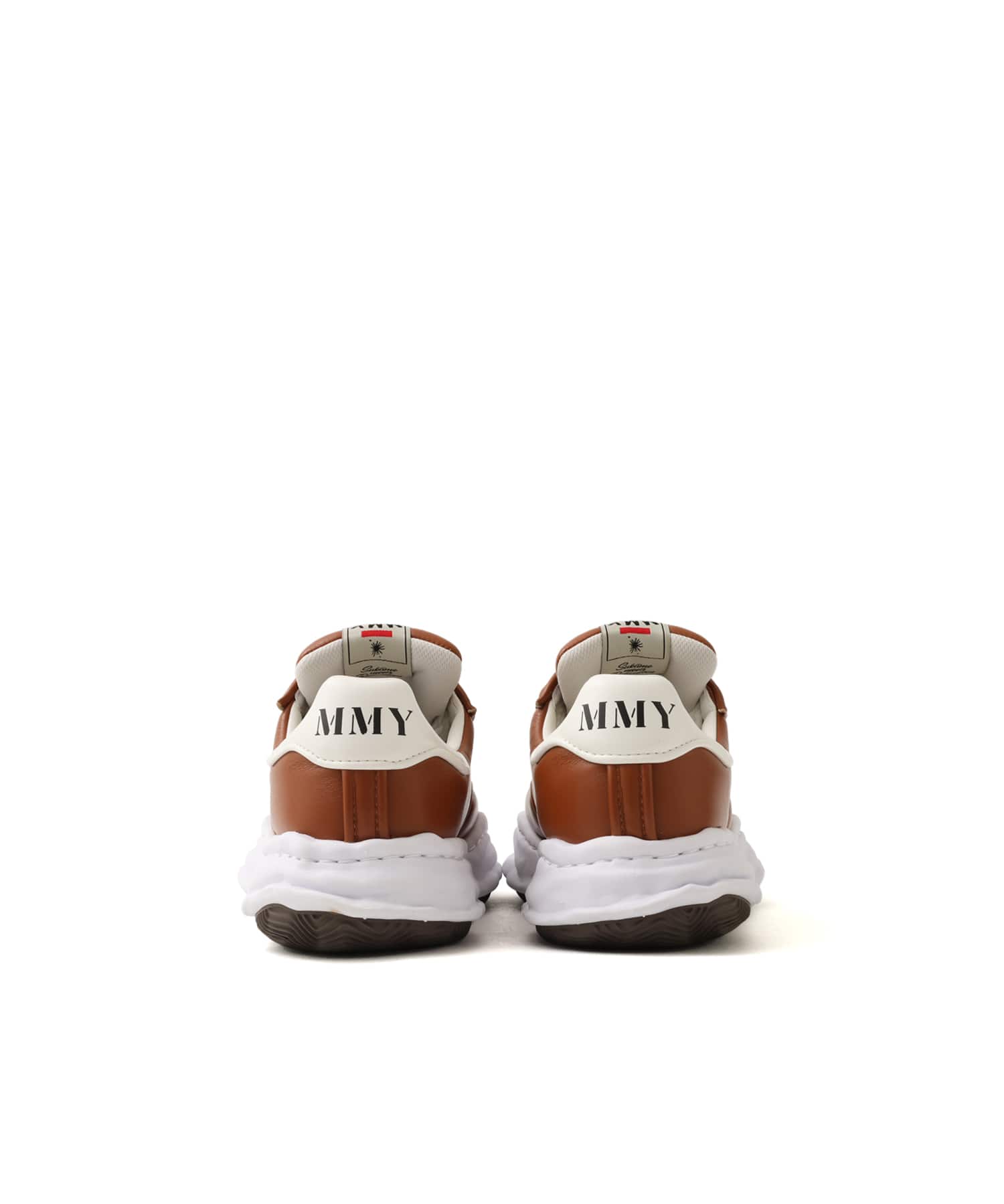 MAISON MIHARA YASUHIRO BLAKEY PUFFER LOW-TOP SNEAKERS ブラウンの画像