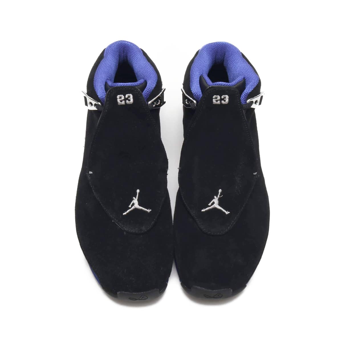 JORDAN BRAND AIR JORDAN 18 RETRO BLACK/METALLIC SILVER-SPORT ROYAL 18HO-I