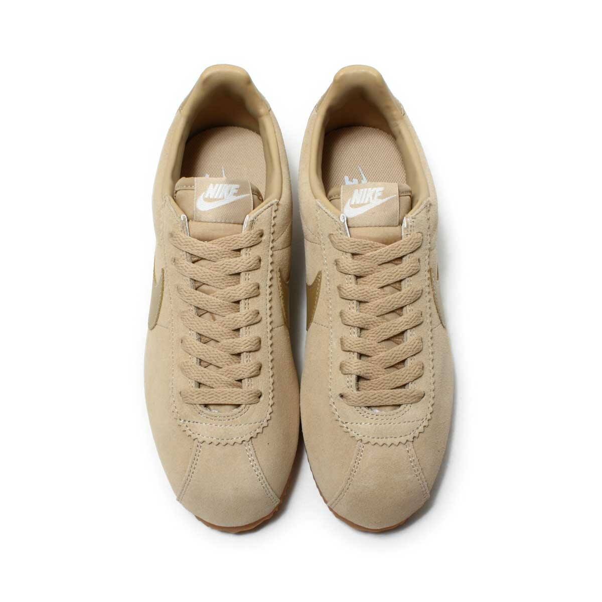 nike cortez suede mushroom
