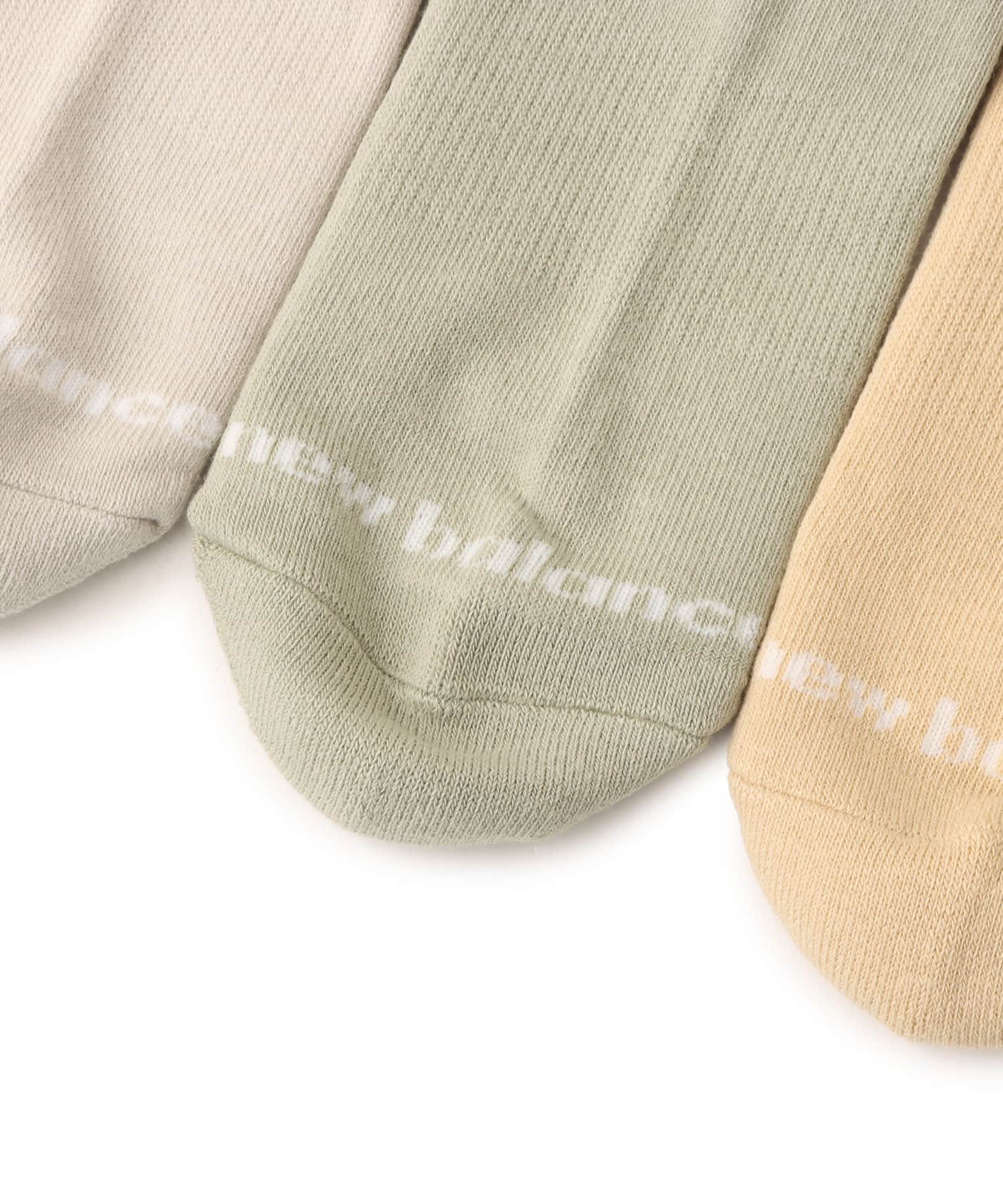 New Balance Everyday Stripe Mid Carf Socks 3 Pack アソートカラー2の画像