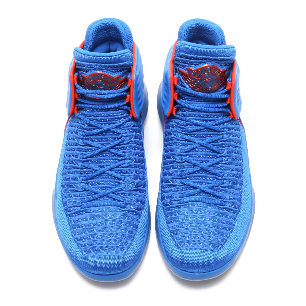 JORDAN BRAND AIR JORDAN XXXII PF SIGNAL BLUE/TEAM ORANGE-METALLIC SILVERの画像