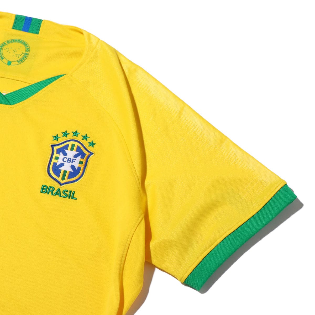 Nike Kinder Brasil CBF Stadium Home T-Shirt, Midwest Gold/Lucky Green, XS :  : Fashion