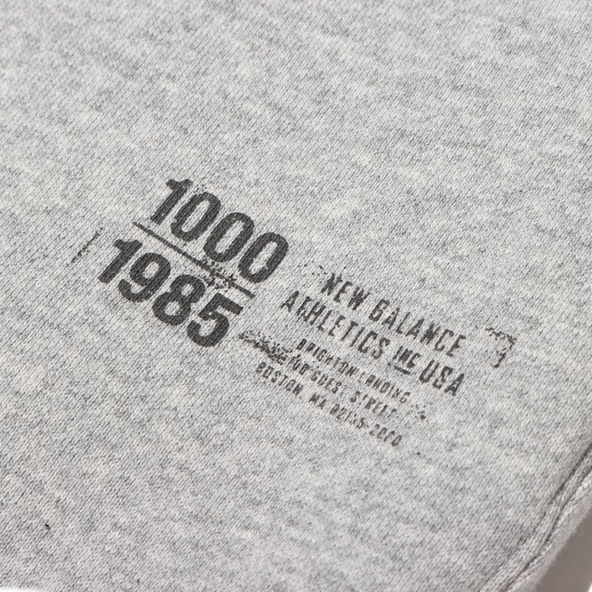 New Balance 1000 SWEAT PANTS OVERSIZED FIT アスレチックグレー 23FA-Iの画像