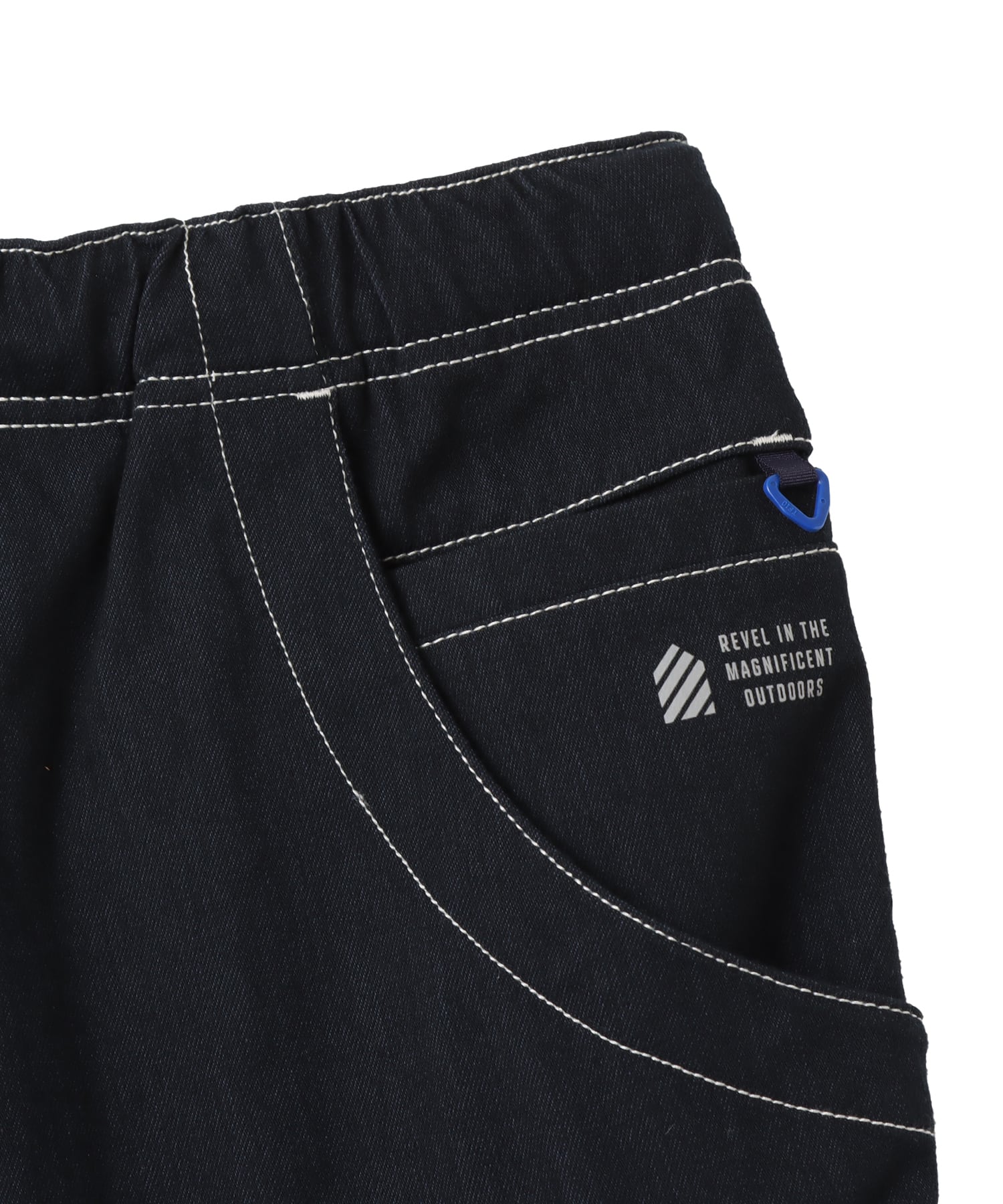 New Balance JERSEY DENIM PANTS NBネイビーの画像