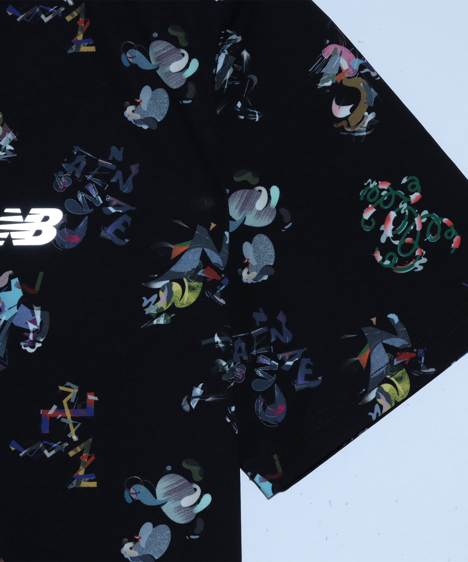 New Balance x GCP Run T-Shirt AOP BLACKの画像