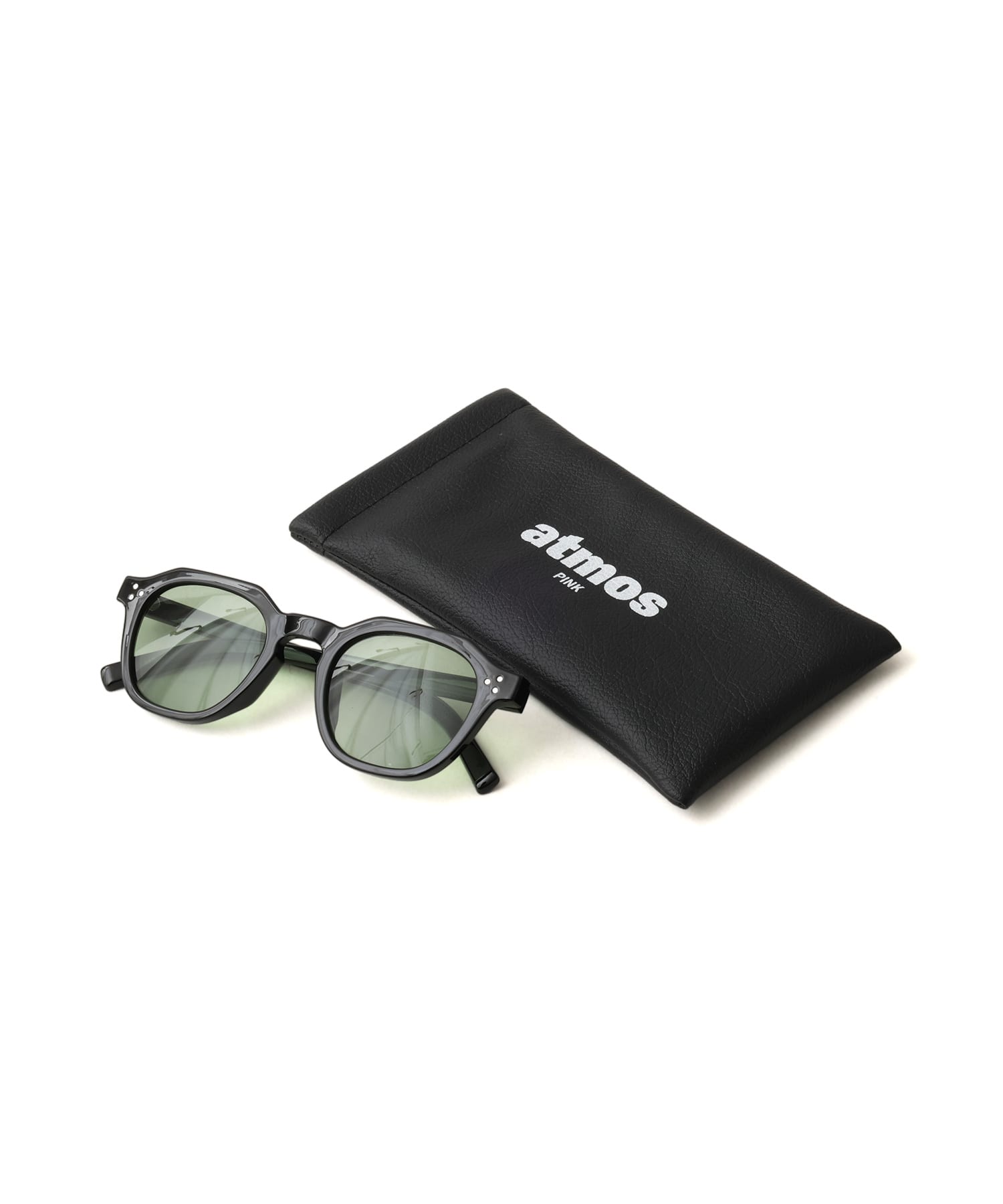 atmos pink Basic Frame Sunglasses BLACKの画像
