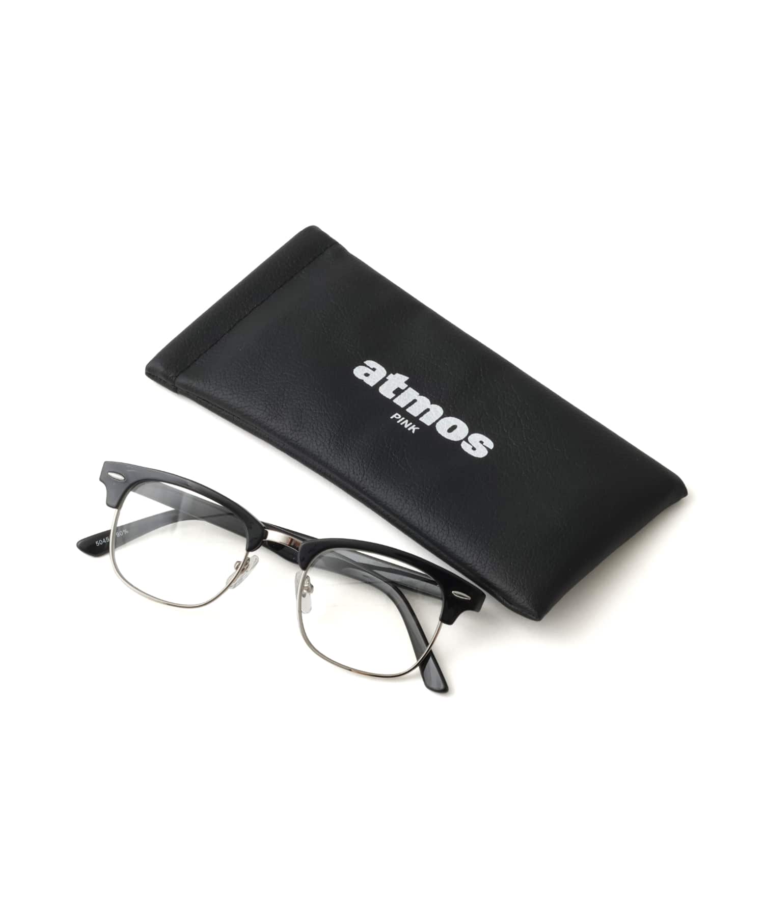 atmos pink Retro Browline Glasses BLACKの画像
