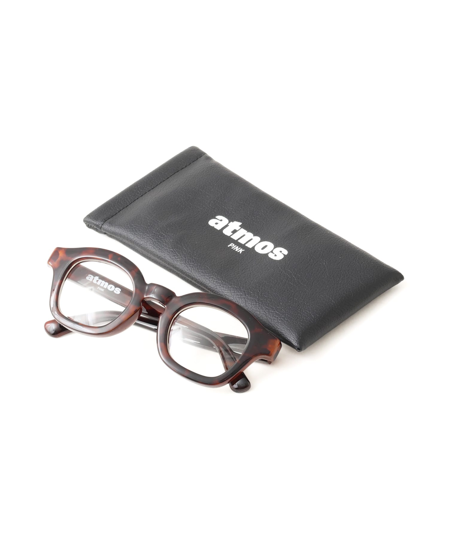 atmos pink Oval Classic Eyewear BROWNの画像