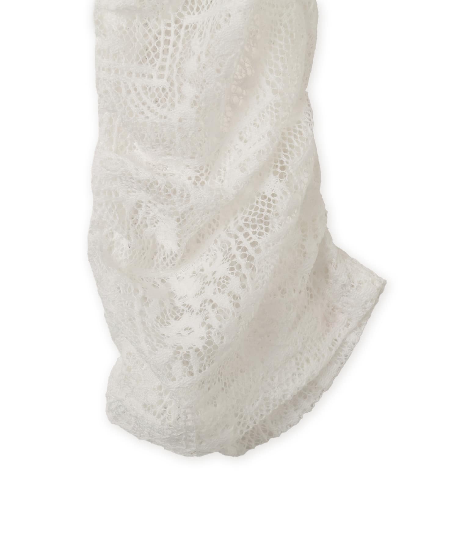 atmos pink Layered Lace Sleeve T-Shirt WHITEの画像