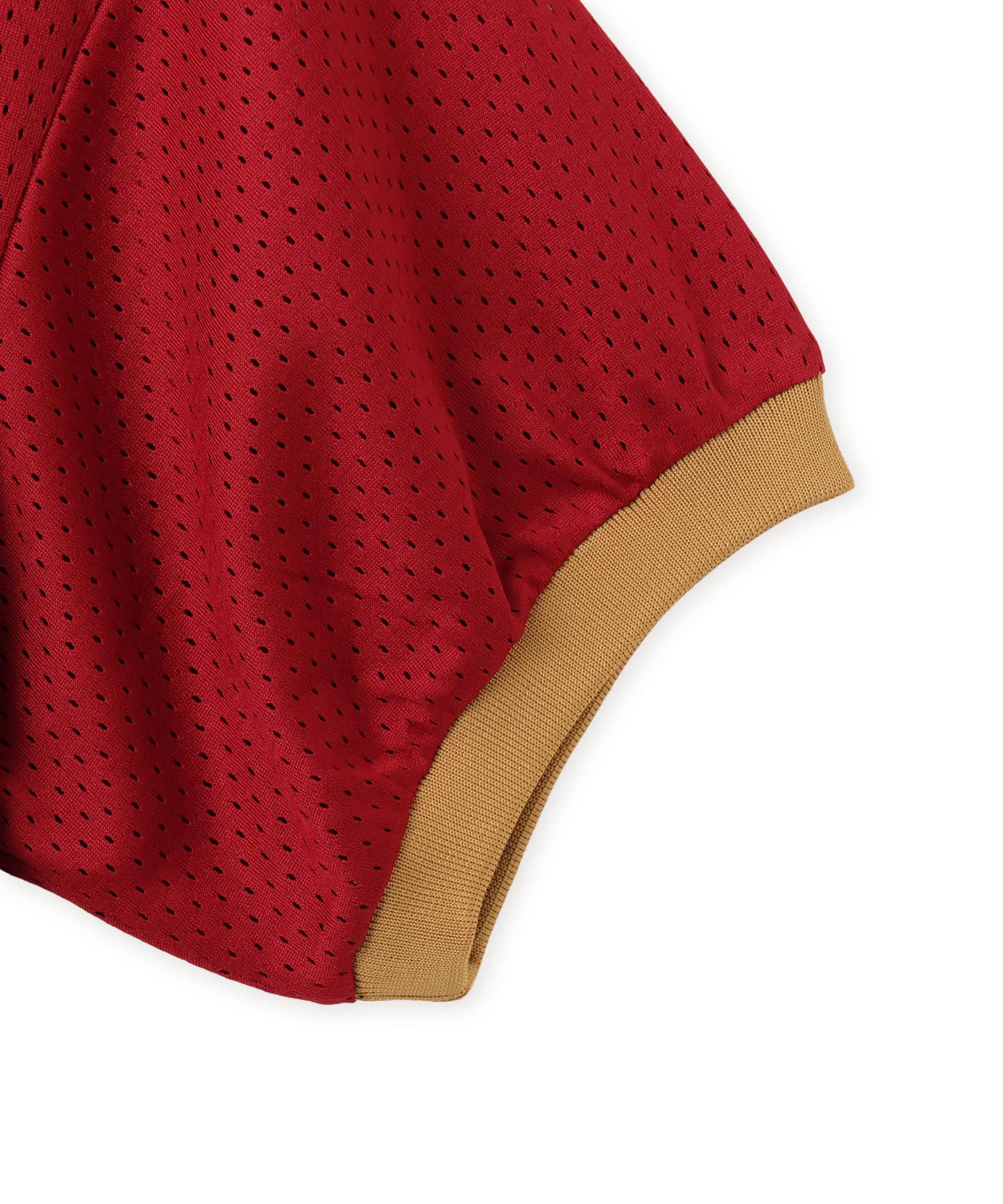 atmos pink Mesh LS Hoodie Tops BURGUNDYの画像