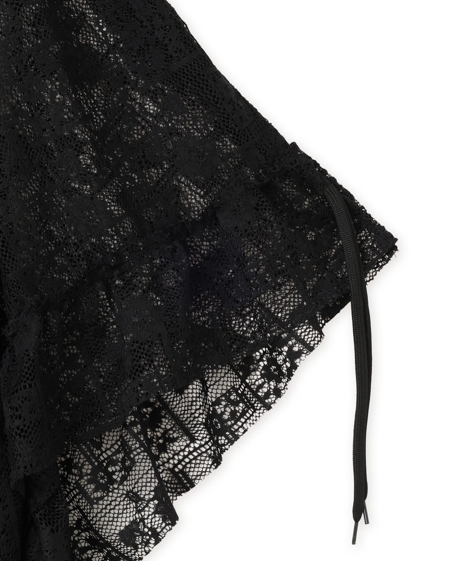 atmos pink Lace Asymmetry Skirt BLACKの画像