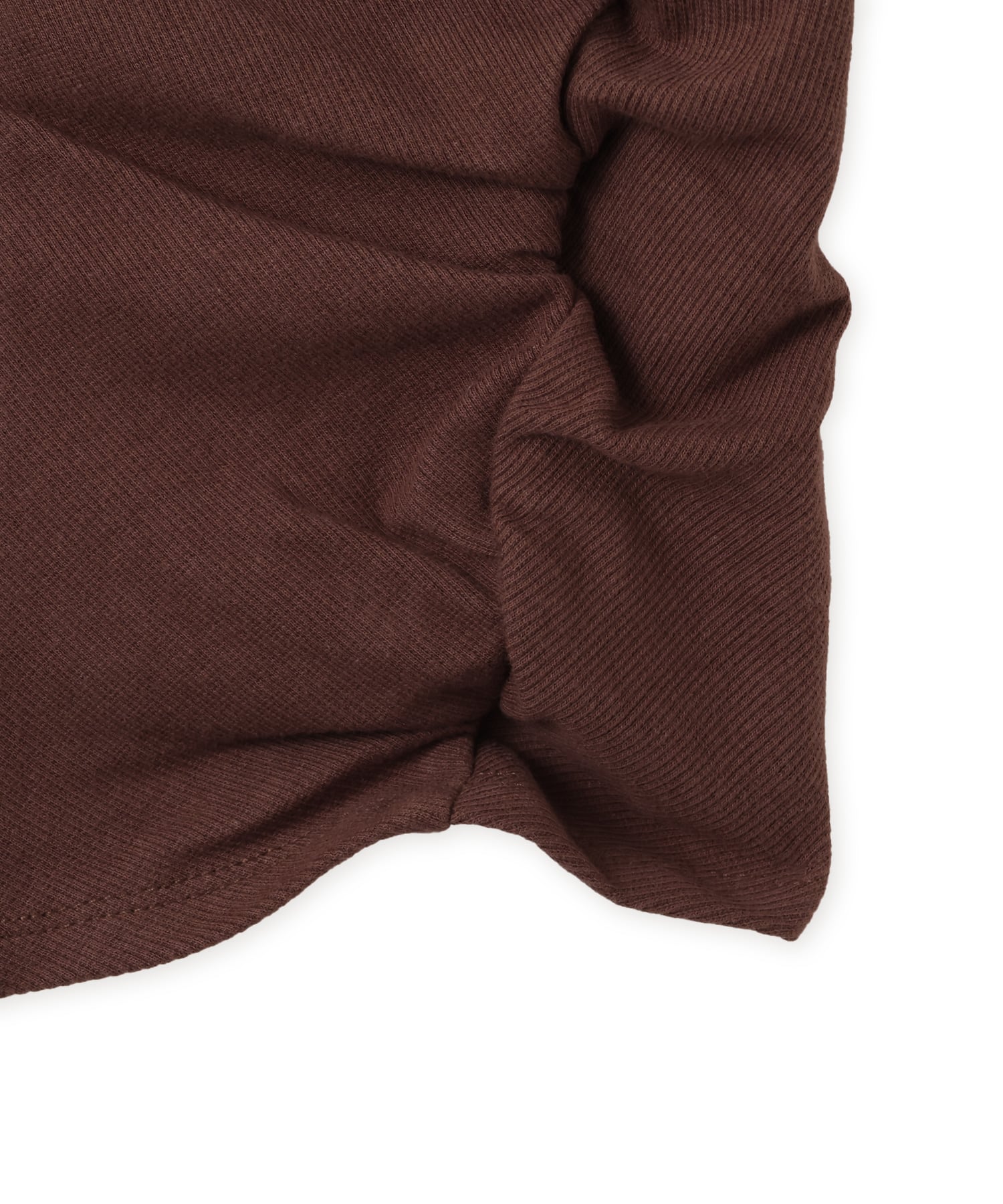 atmos pink Front Gather Tops BROWNの画像