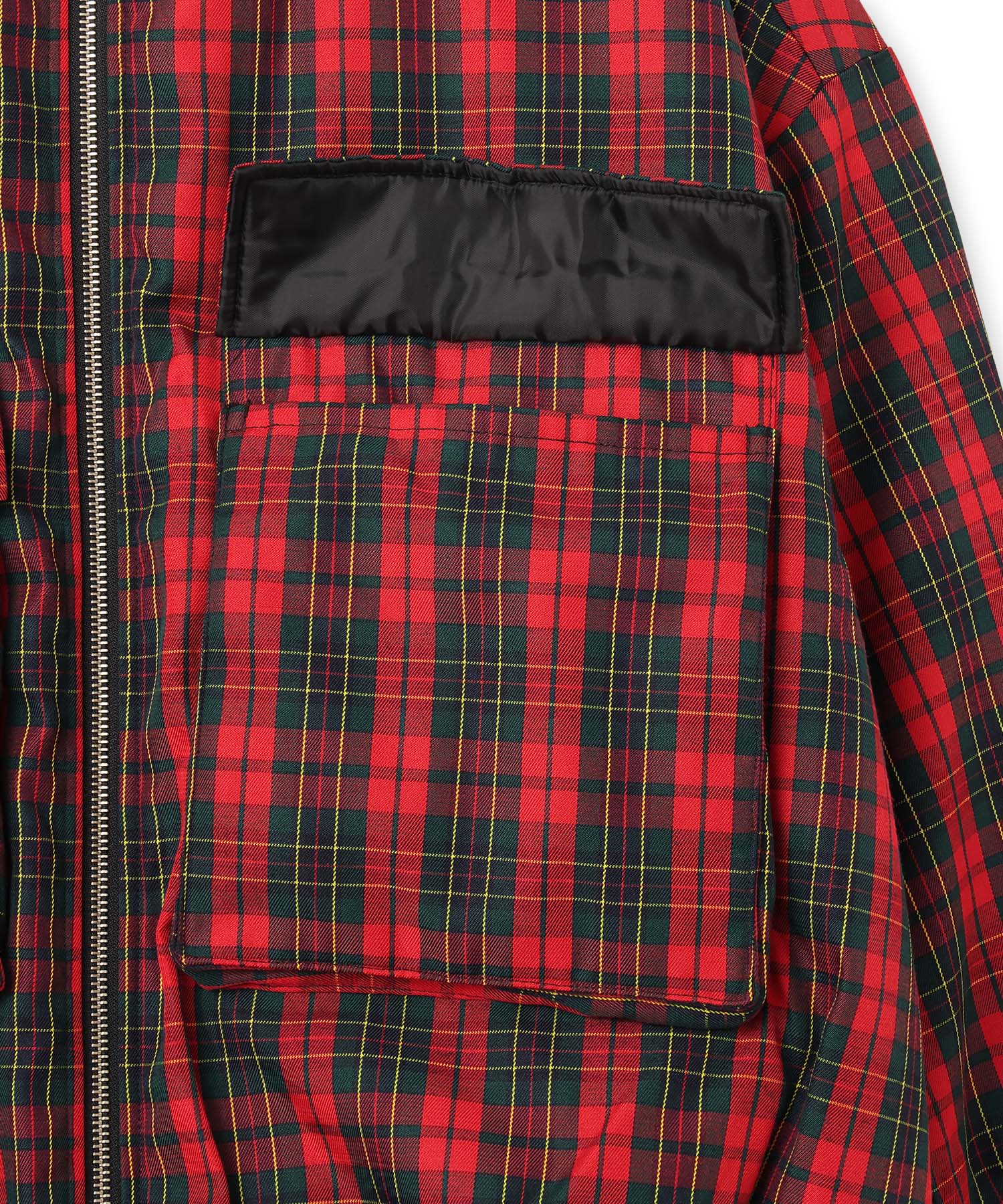 atmos pink Plaid Jacket REDの画像