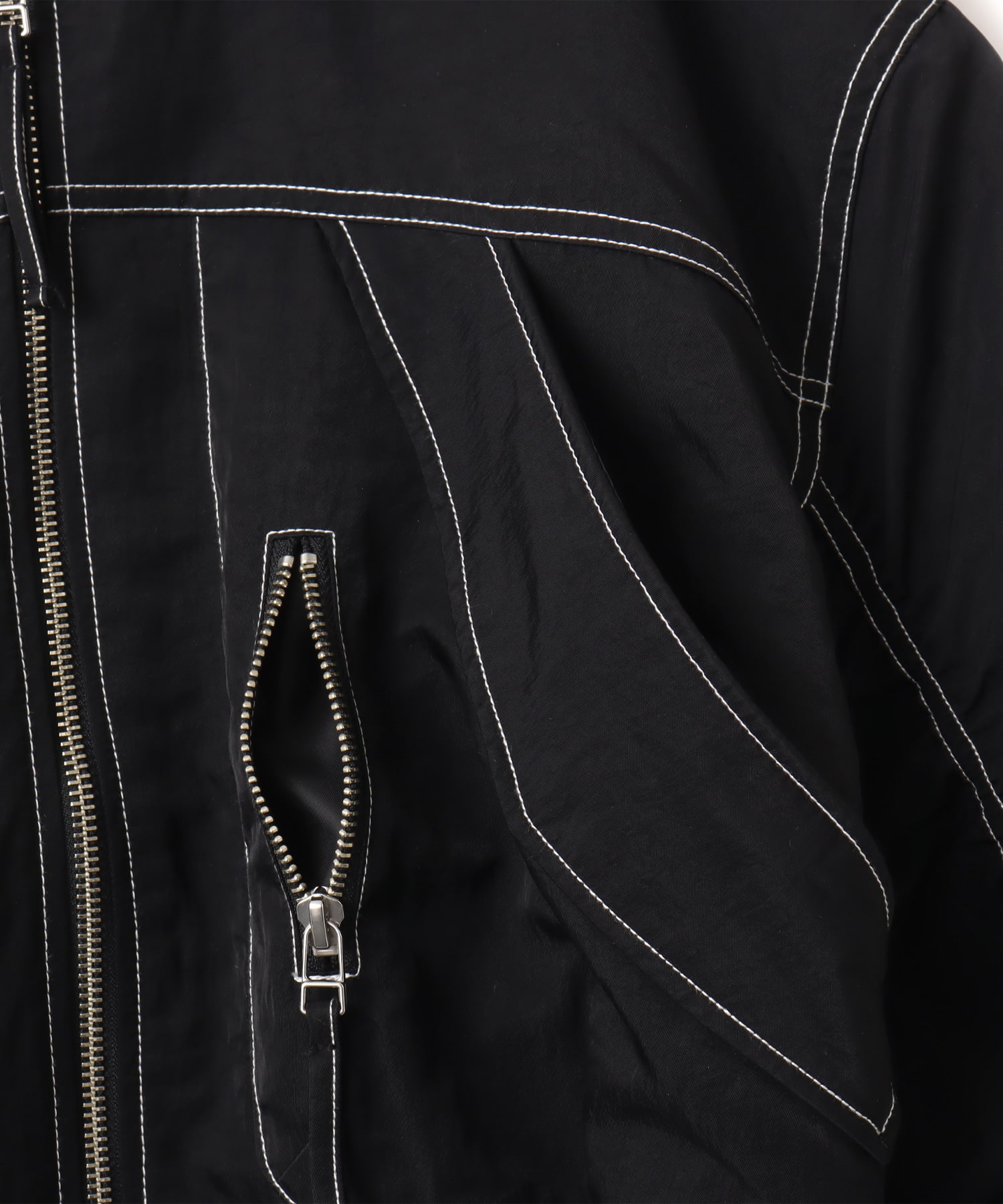 atmos pink Big Collar Bomber Jacket BLACKの画像