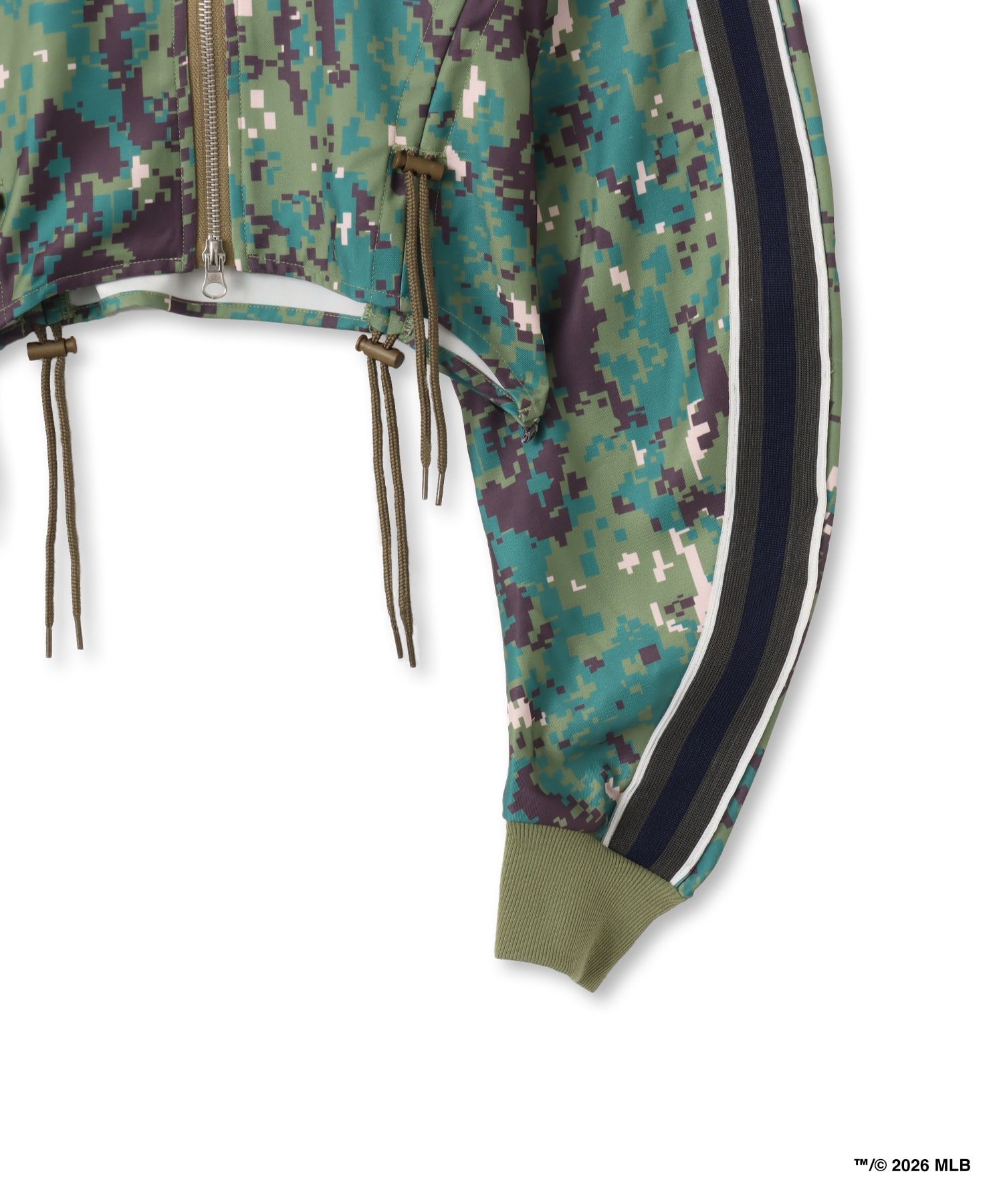 atmos pink x MLB Track Jackt CAMOUFLAGEの画像