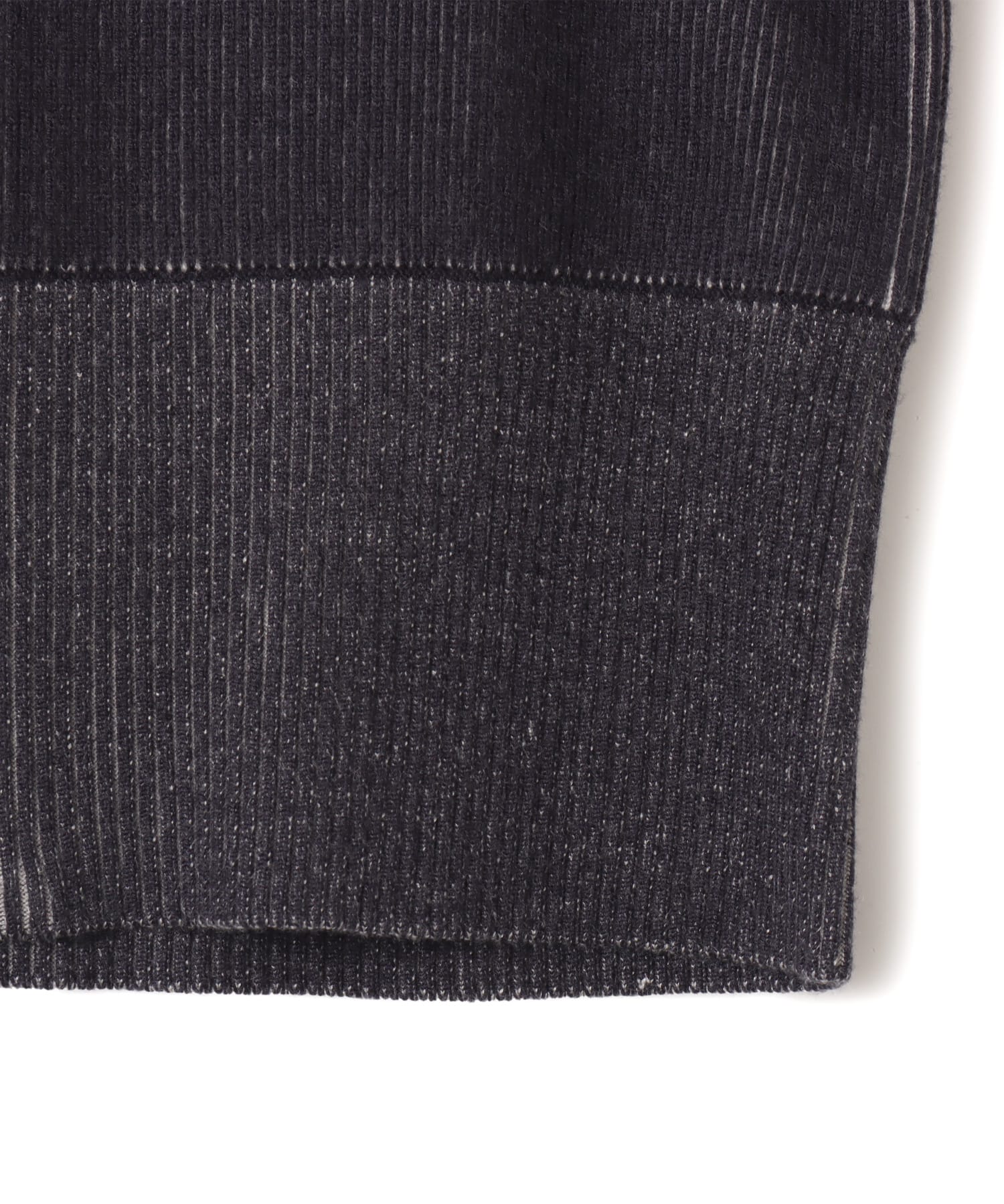 atmos pink Rib Knit Zip-up Top CHARCOALの画像