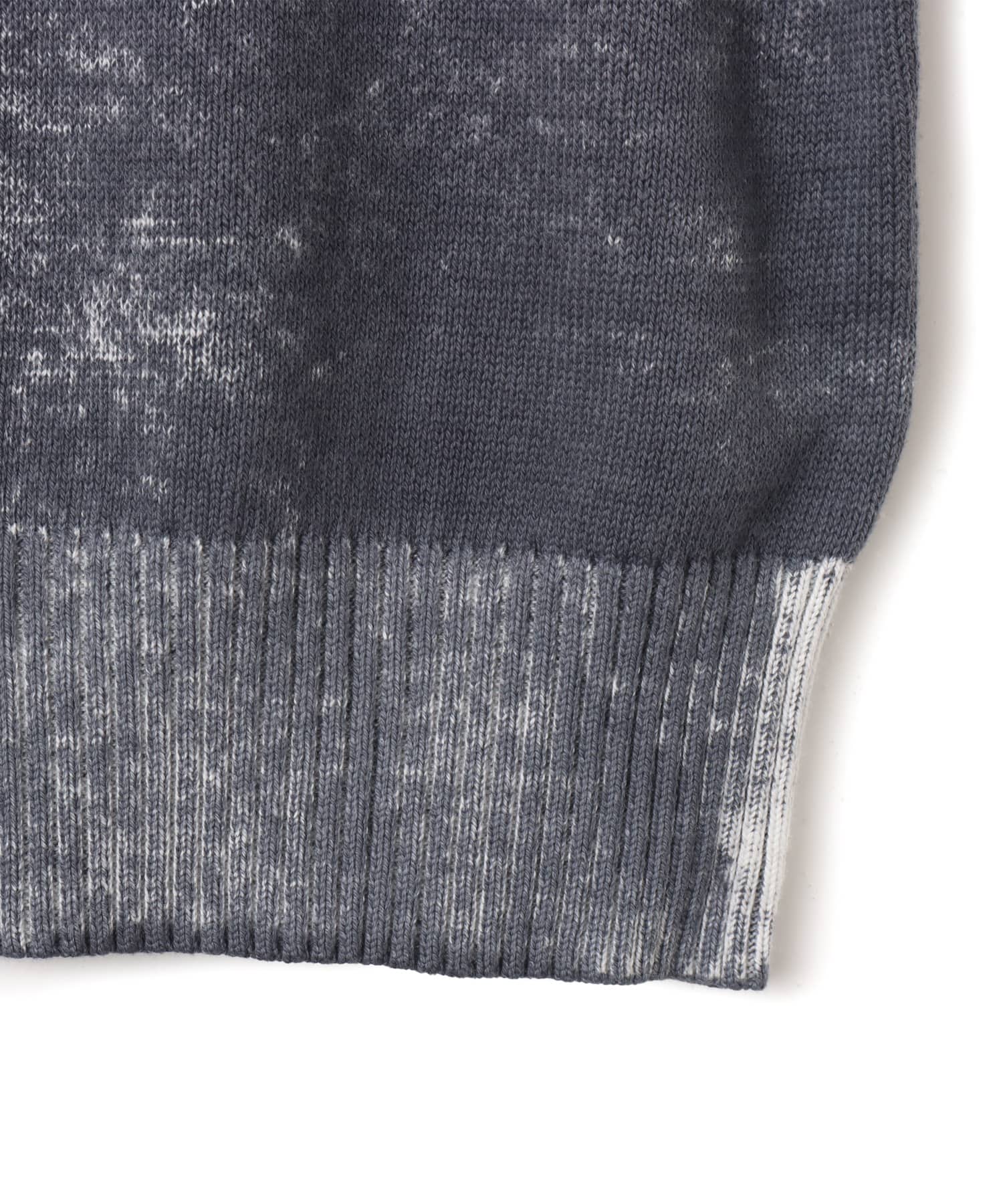 atmos pink Faded Coler Zip-up Cardigan CHARCOALの画像