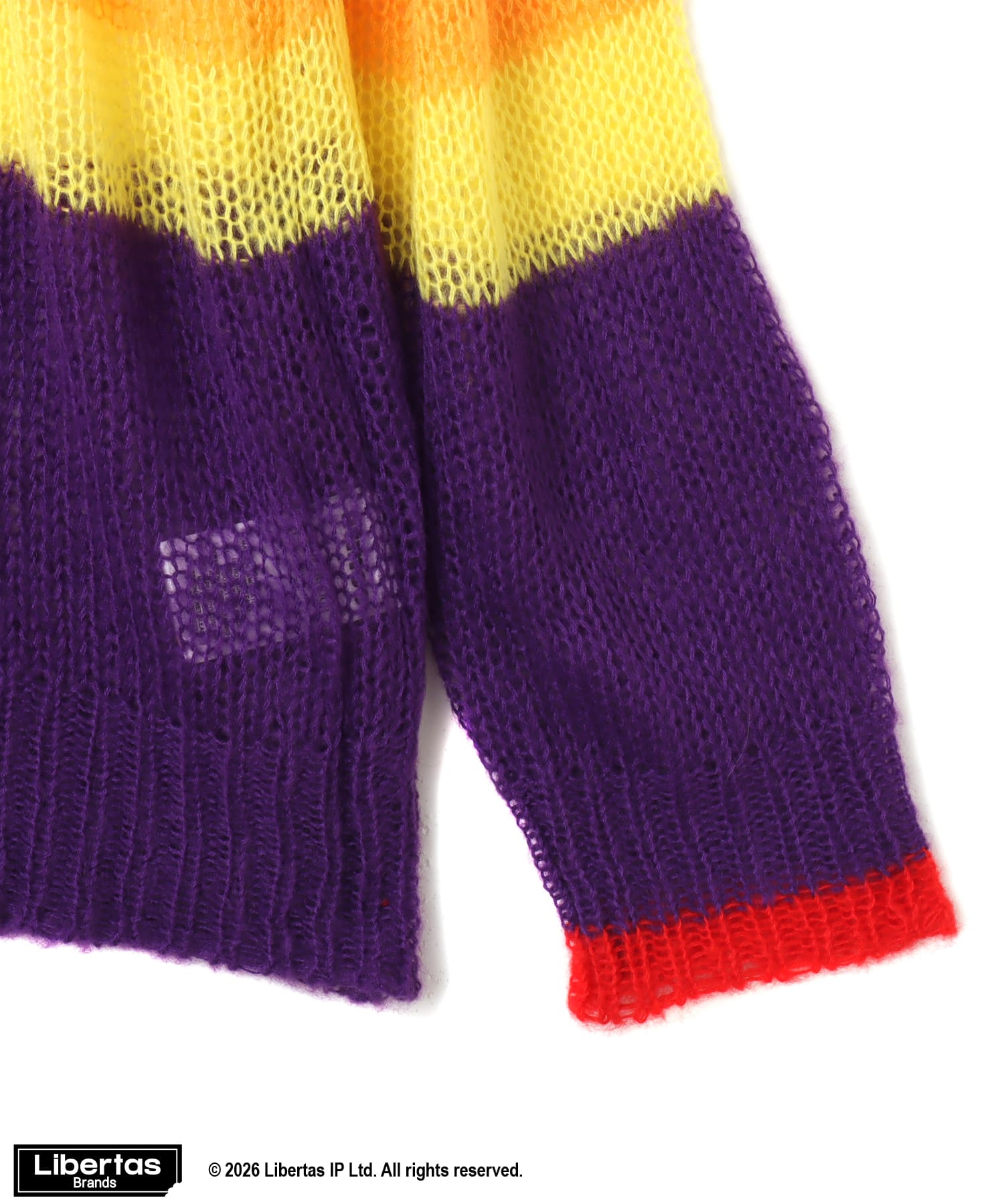 atmos pink x FUGGLER Crew Neck Knit Top MULTIの画像