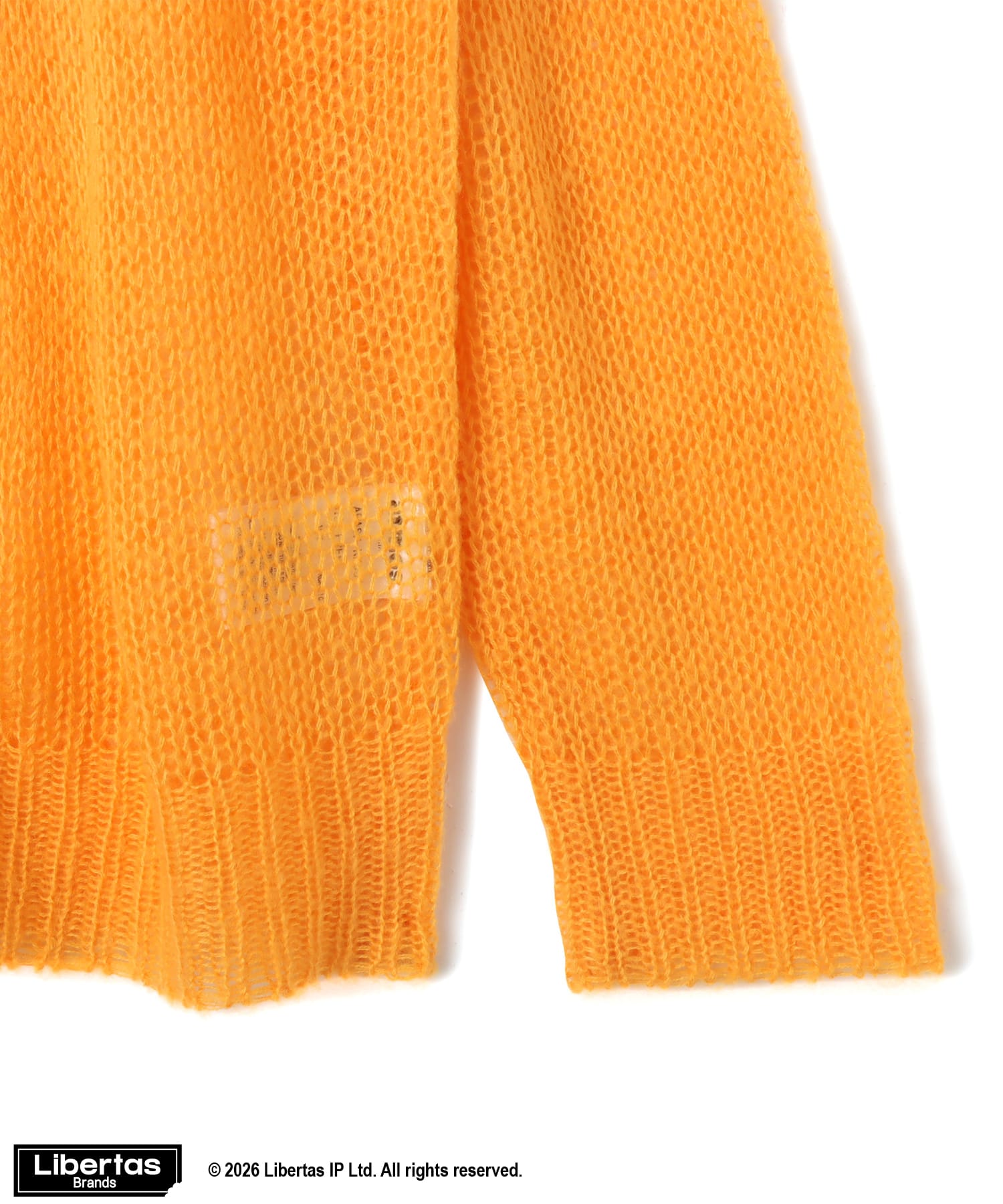 atmos pink x FUGGLER Crew Neck Knit Top ORANGEの画像