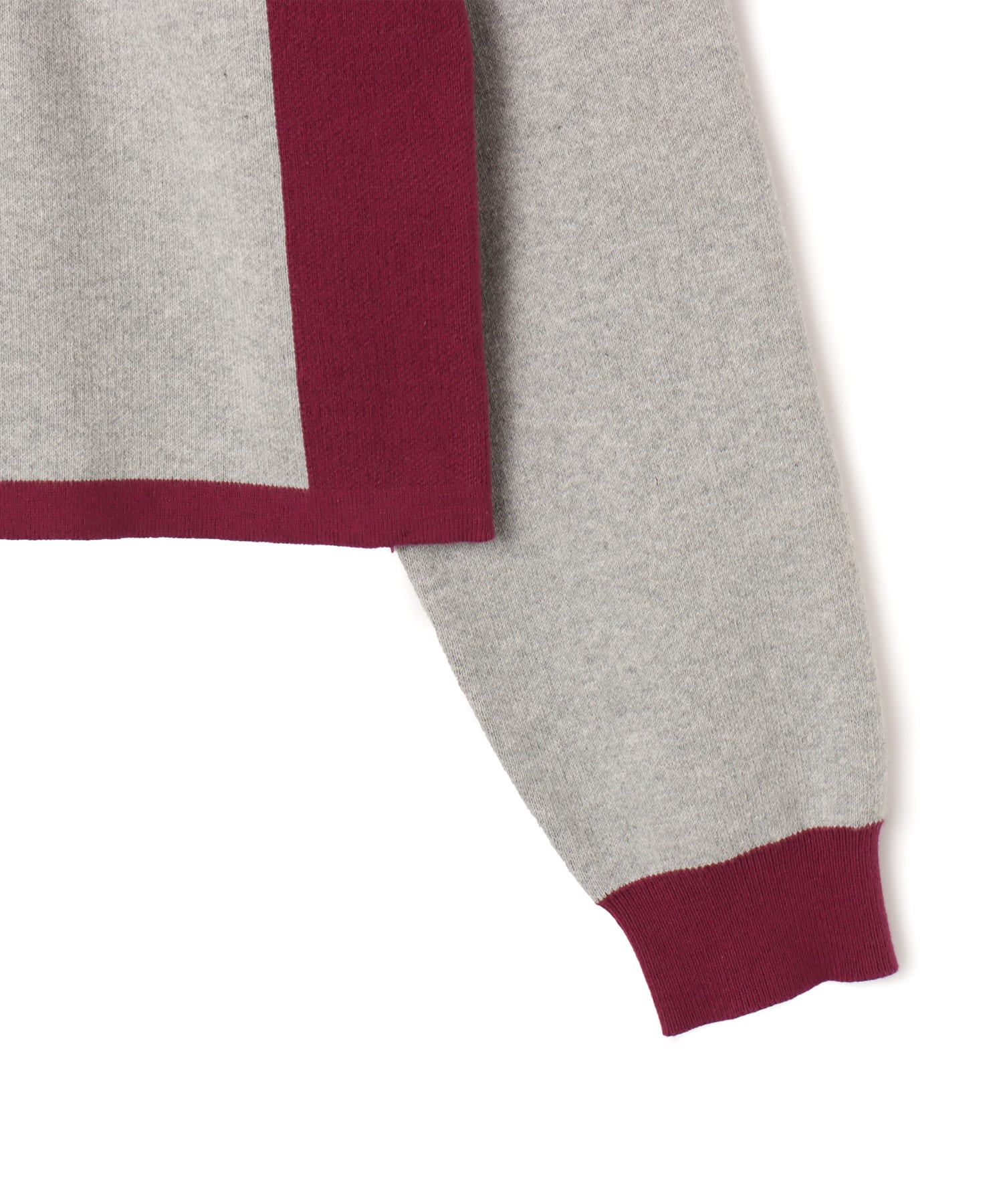 atmos pink Rugger Knit Top GRAYの画像