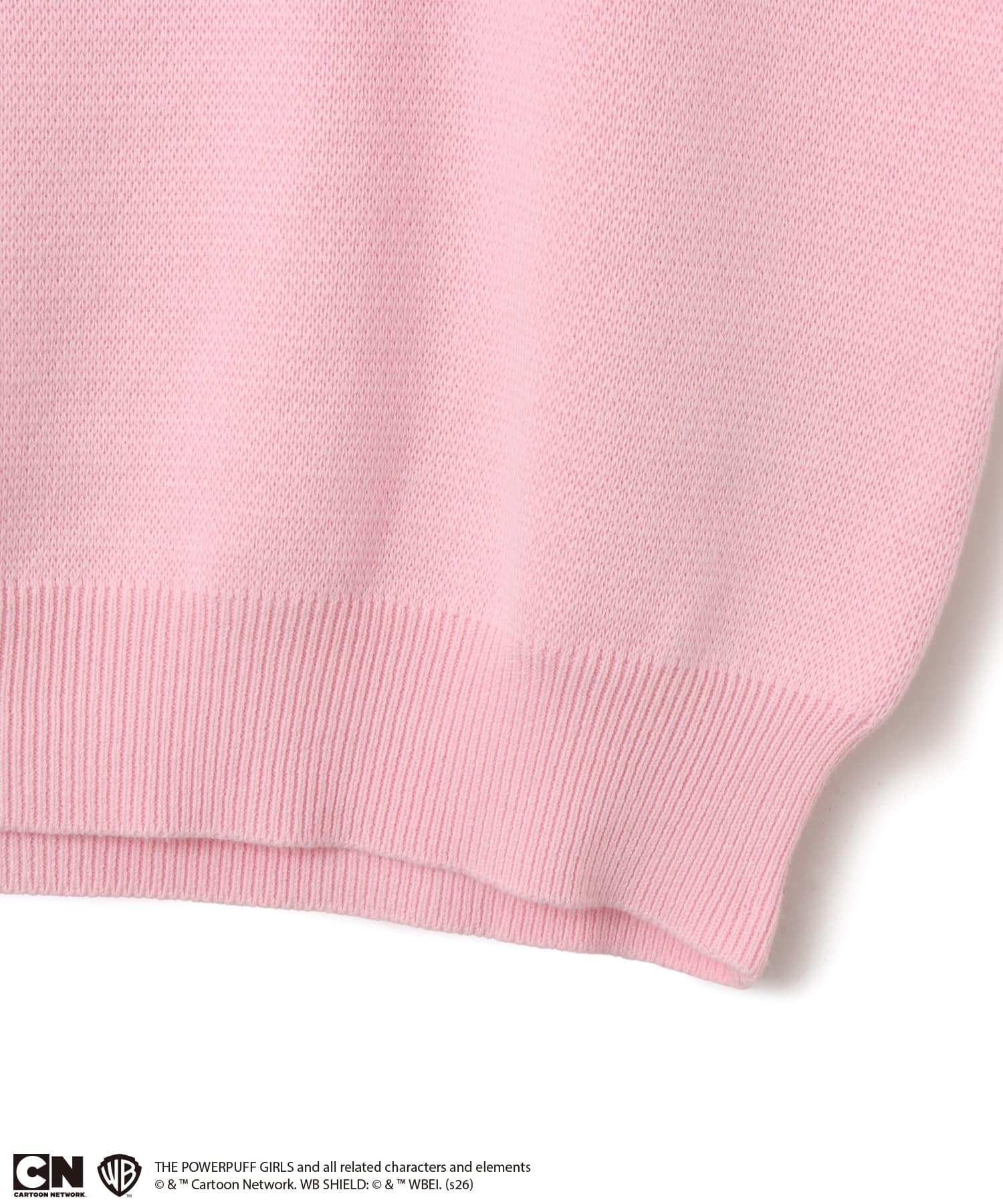 The Powerpuff Girls x atmos pink Embroidary Sweater PINKの画像