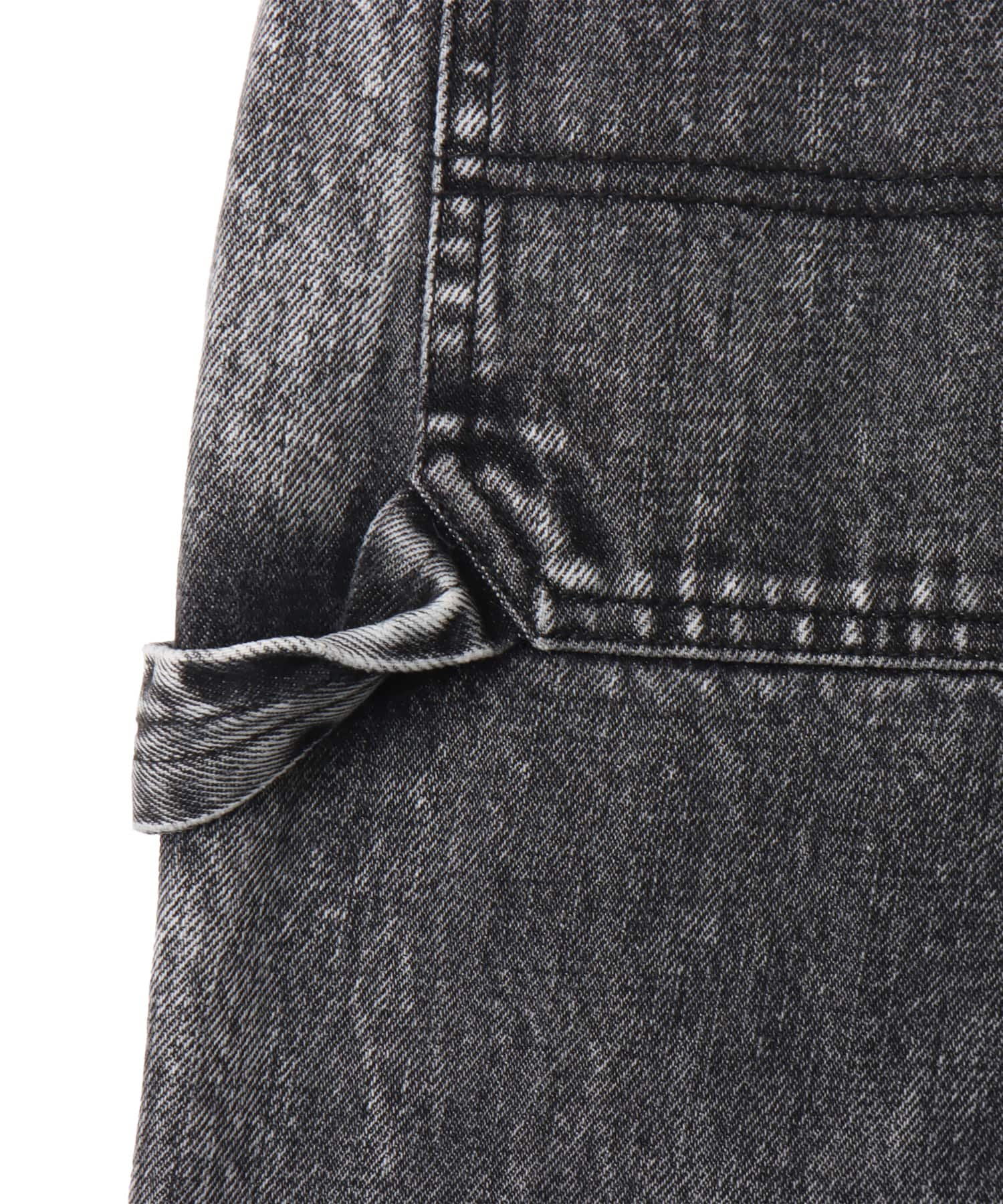 atmos pink Panelled Bandana Denim Pants BLACKの画像