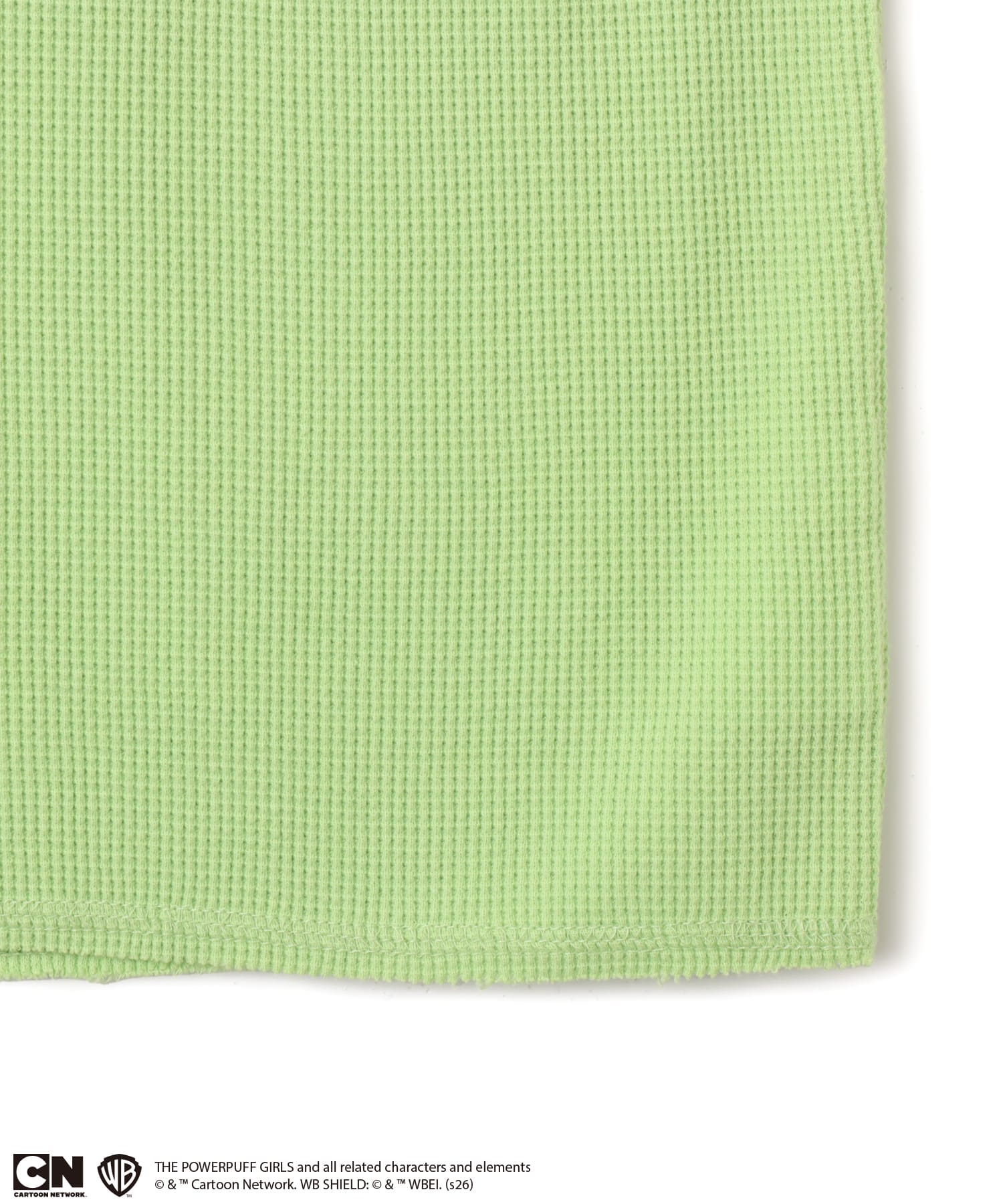 The Powerpuff Girls x atmos pink Thermal LS T-shirt GREENの画像